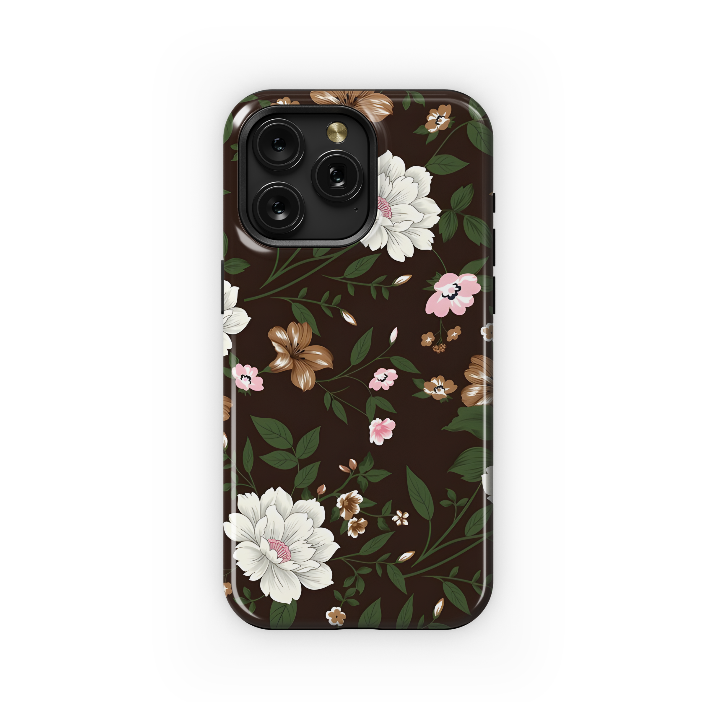 Floral Green Pattern Phone Case iPhone Samsung Cover Pixel 2365