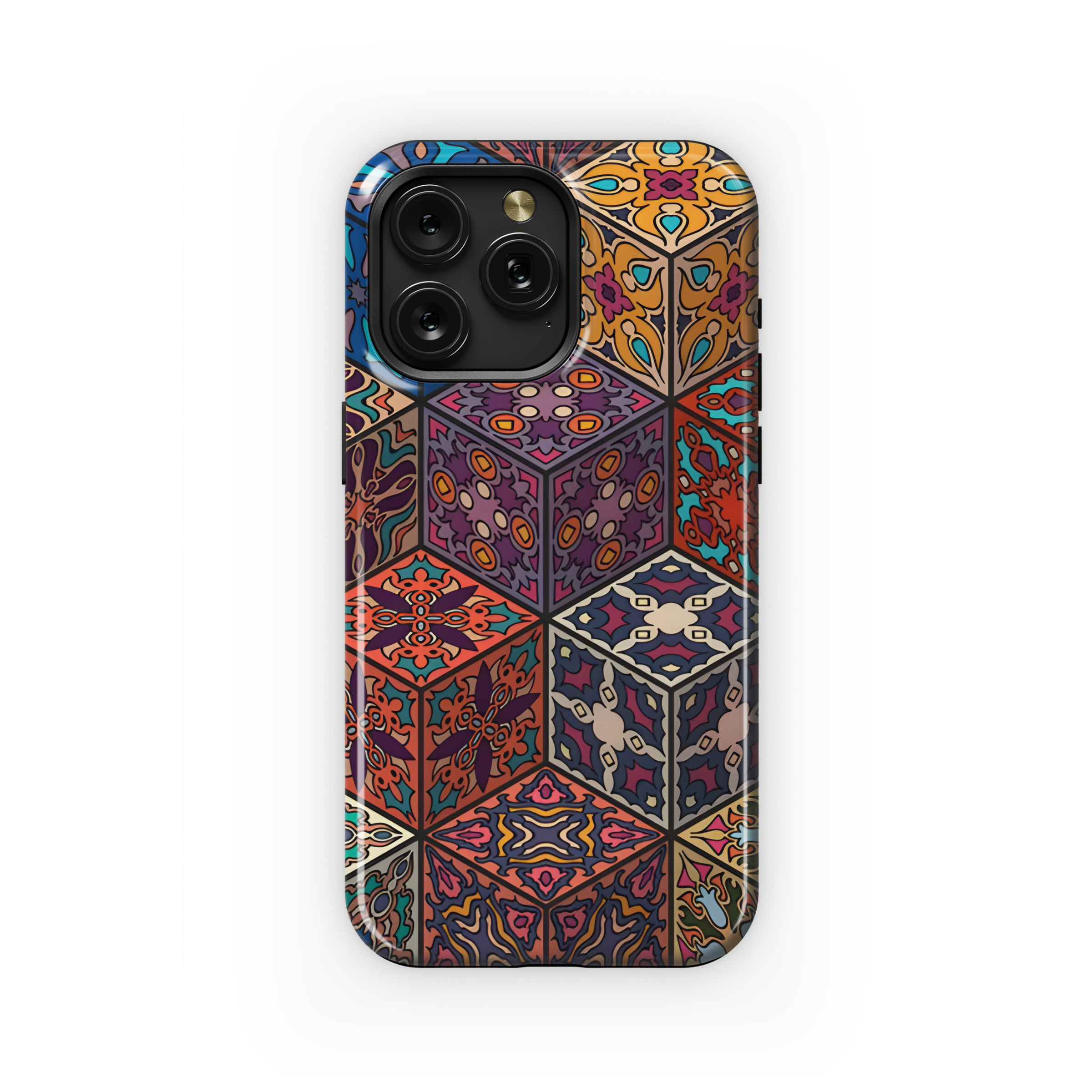 Floral Mandala Phone Case iPhone Samsung Cover Pixel 2590