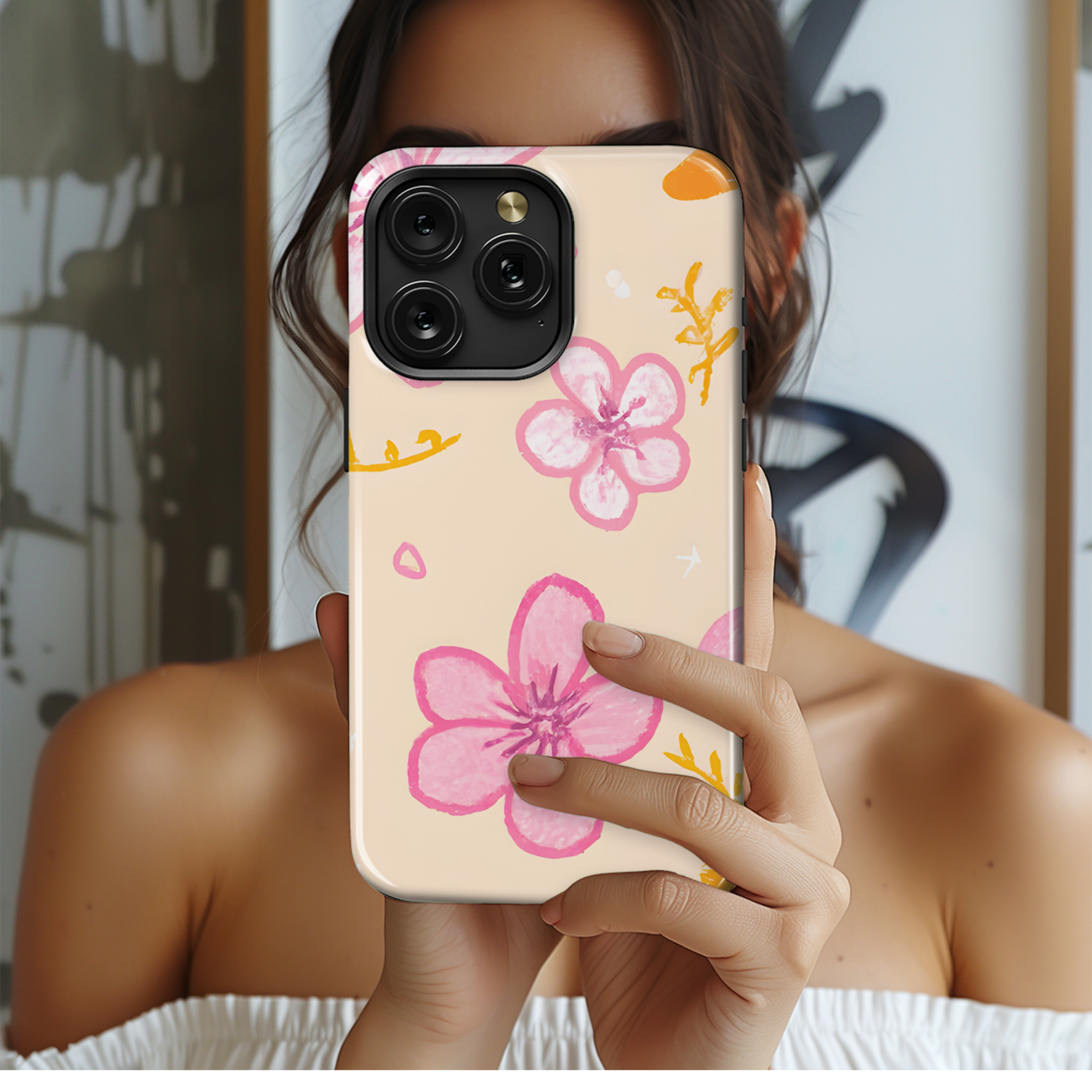 Floral Pastel Phone Case iPhone Samsung Cover Pixel 2933