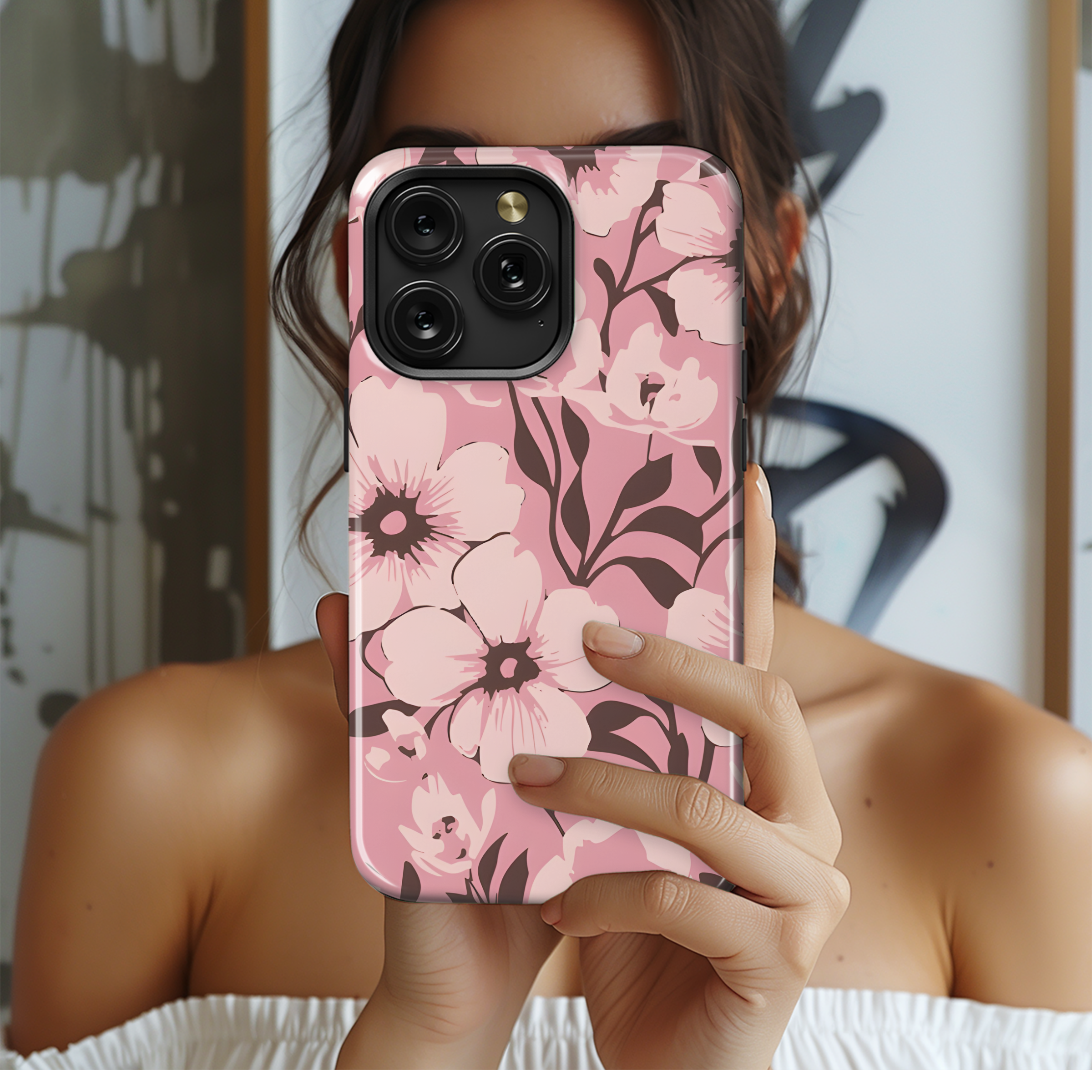 Floral Pattern Phone Case iPhone Samsung Cover Pixel 2353