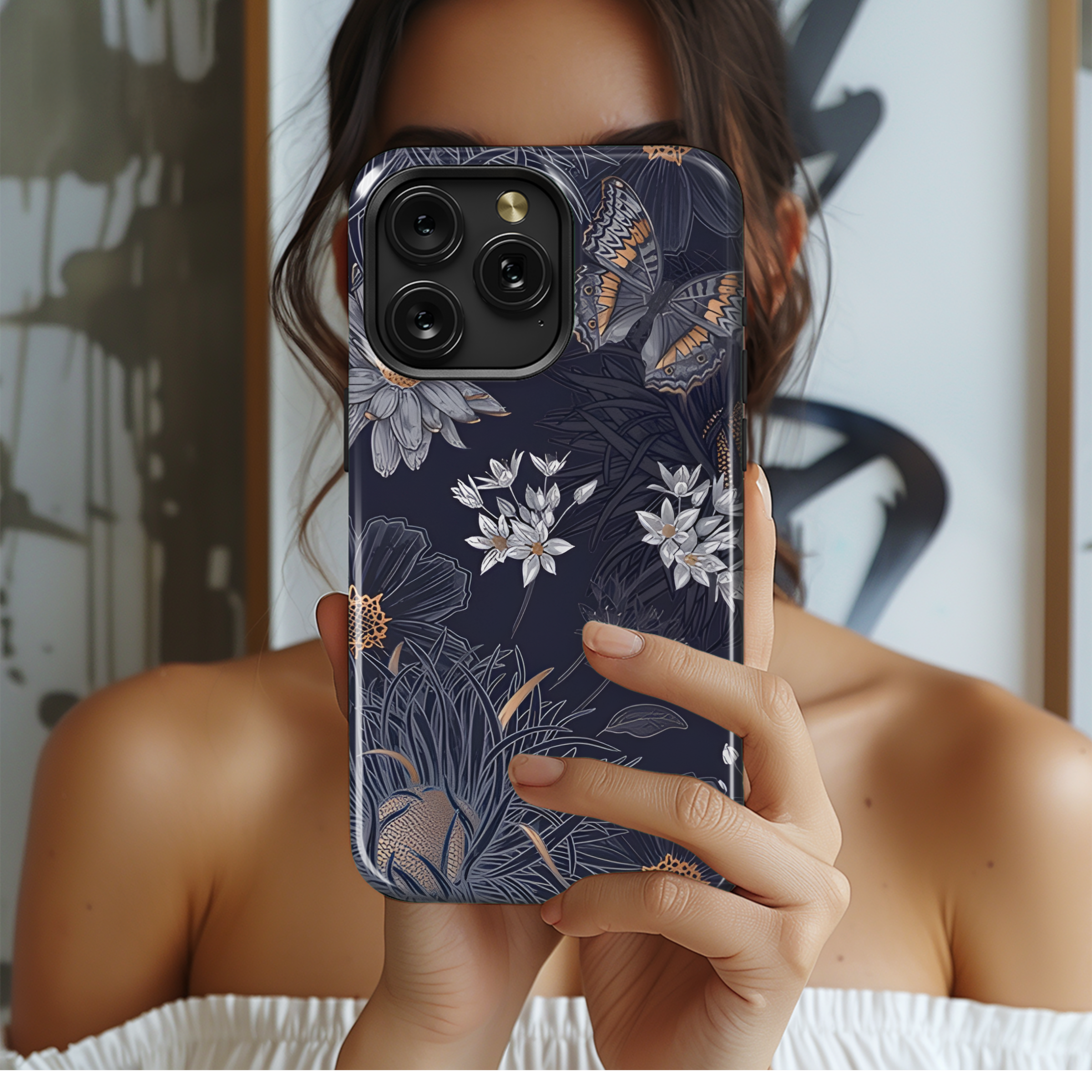 Floral Phone Case iPhone Samsung Cover Pixel 2826