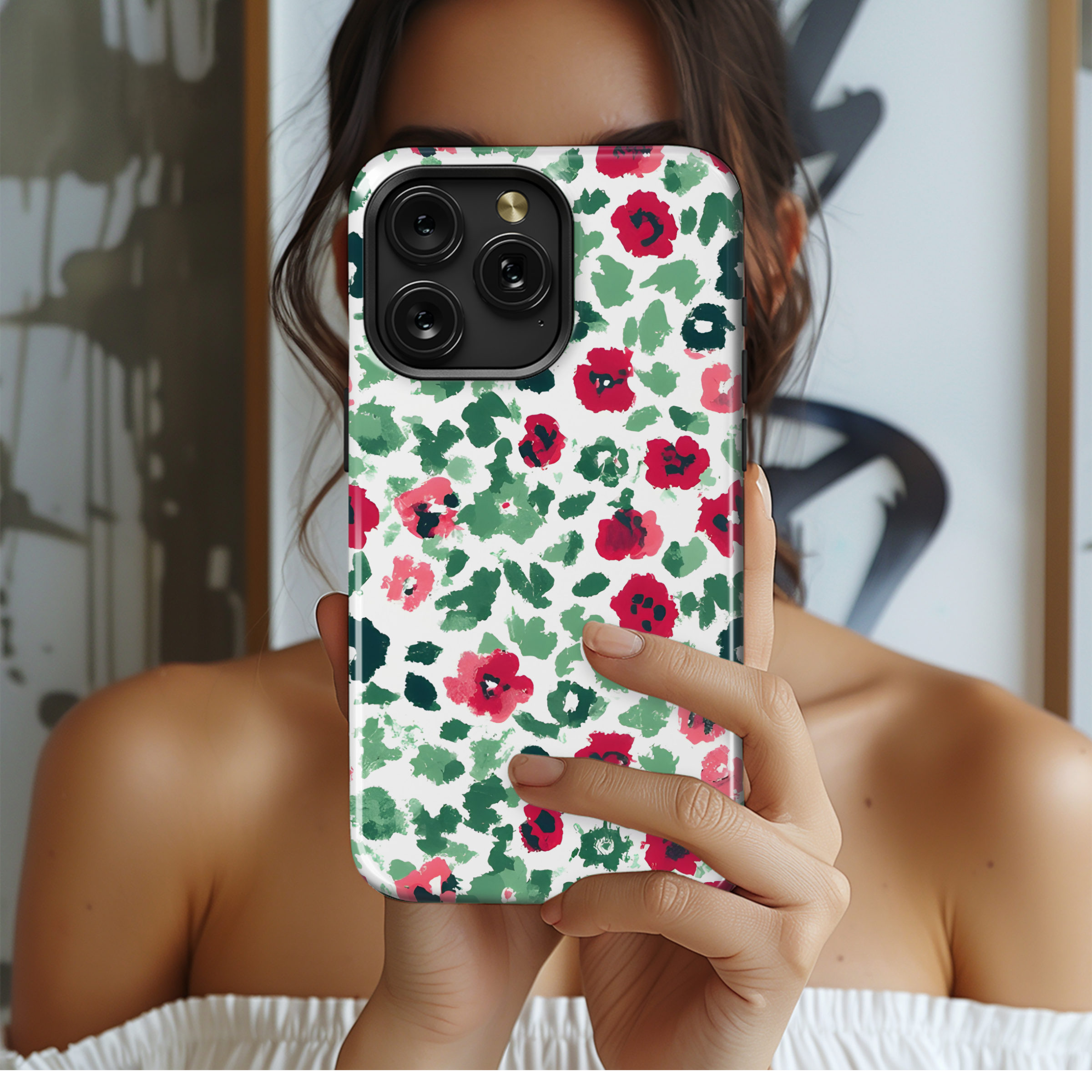 Floral Phone Case iPhone Samsung Cover Pixel 2918