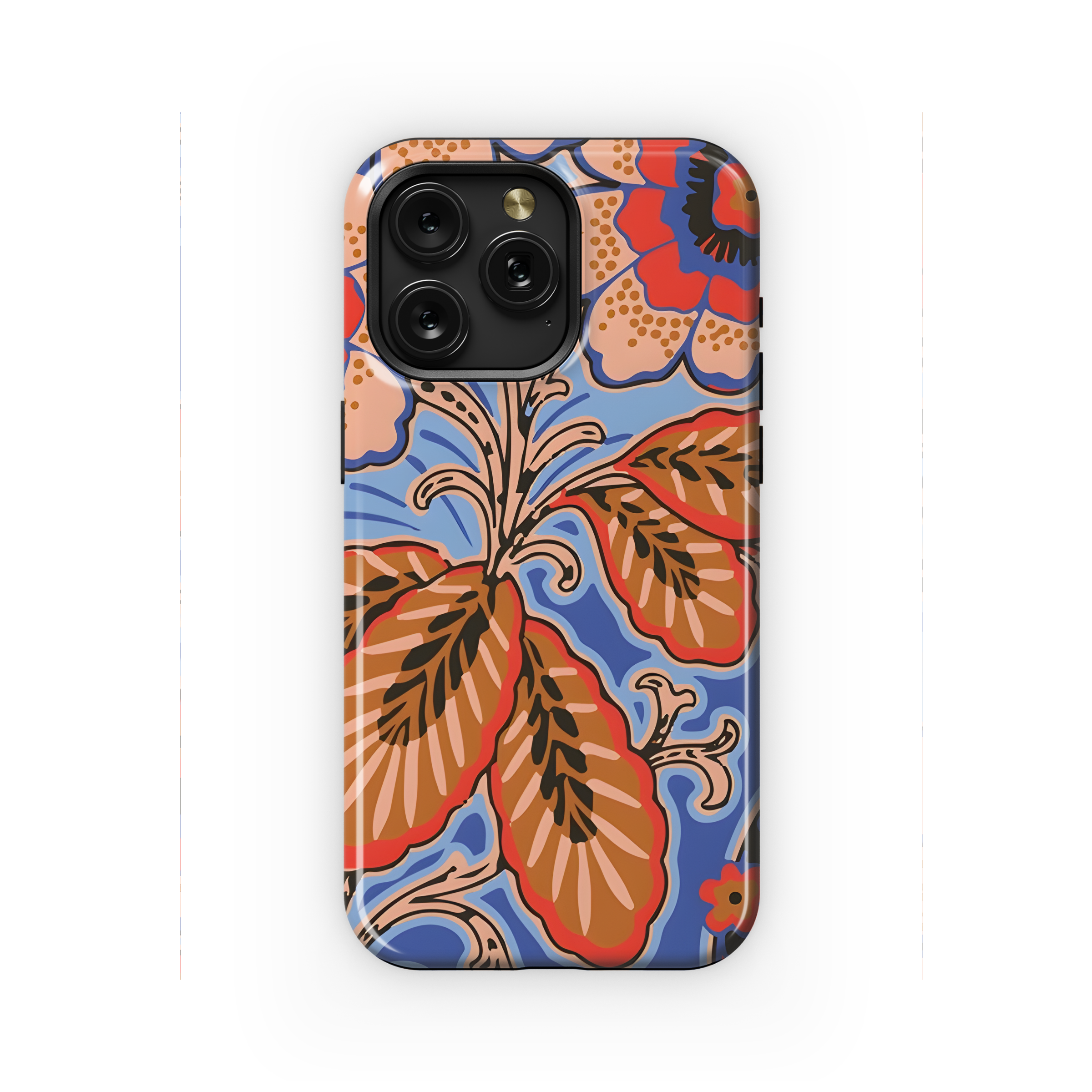 Floral Seamless Pattern Phone Case iPhone Samsung Cover Pixel 2303