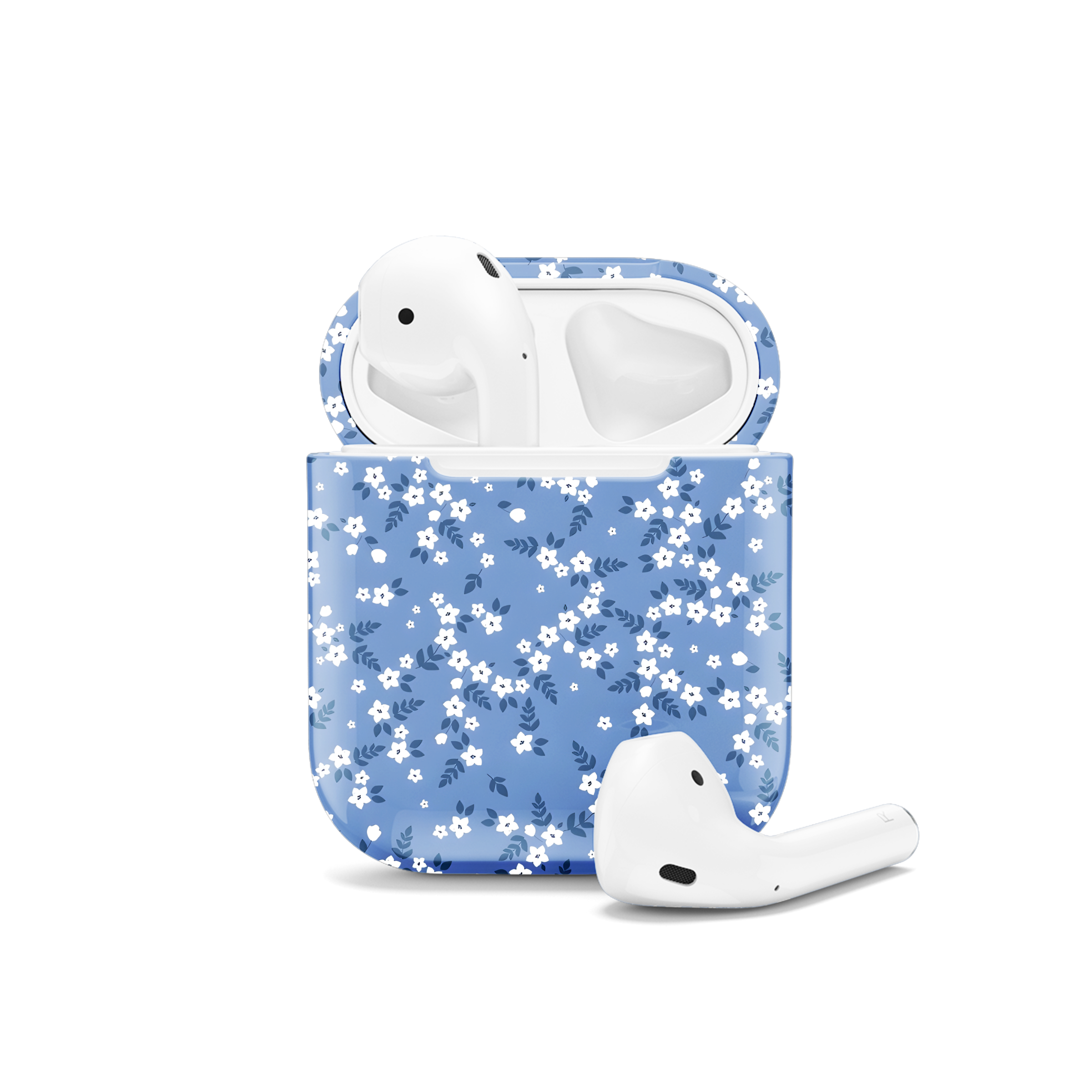 Floral Seamless Print AirPods Case AirPods Pro AirPods Pro 2 AirPods 3 AirPods 2 Glossy 2363