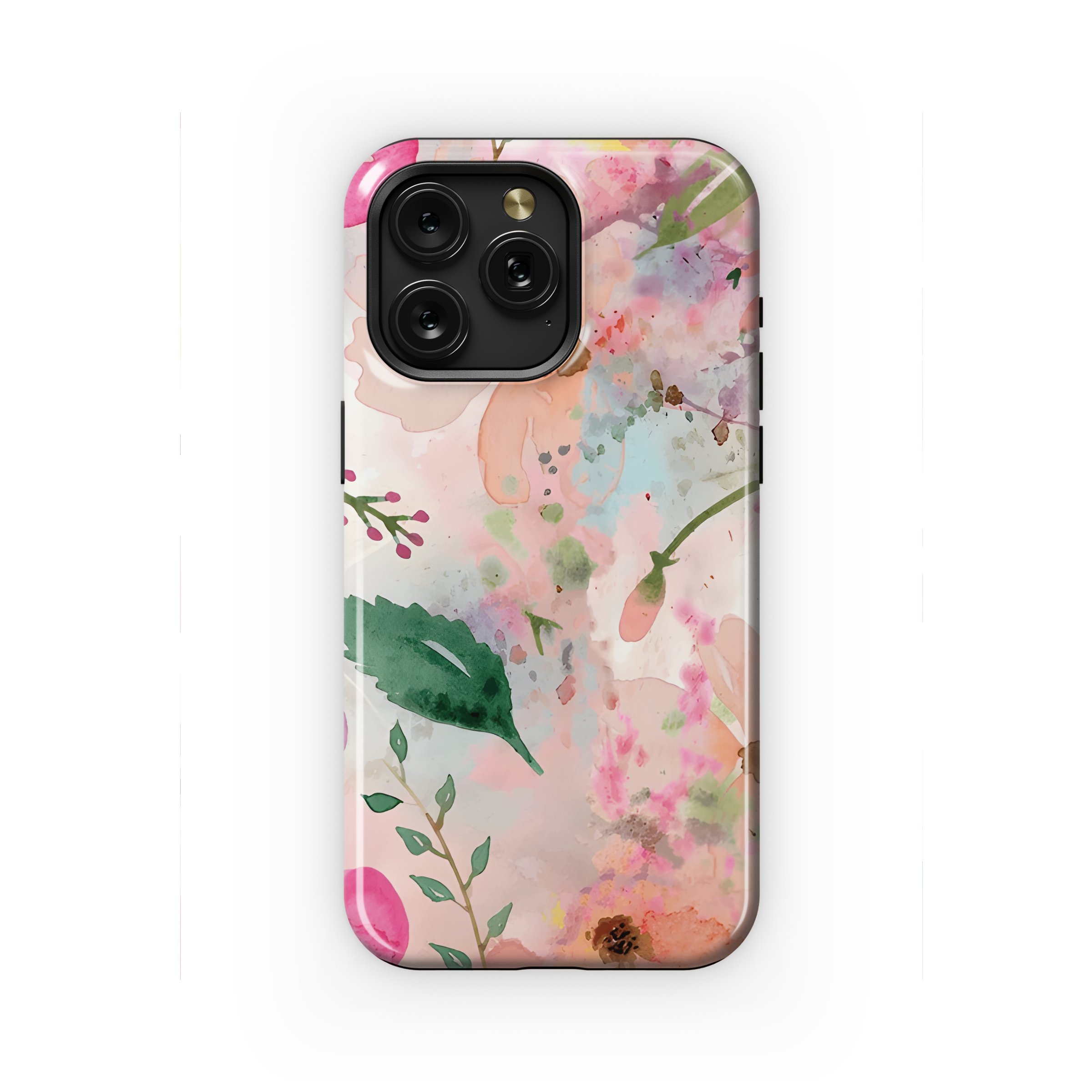 Floral Watercolor Pattern Phone Case iPhone Samsung Cover Pixel 2295