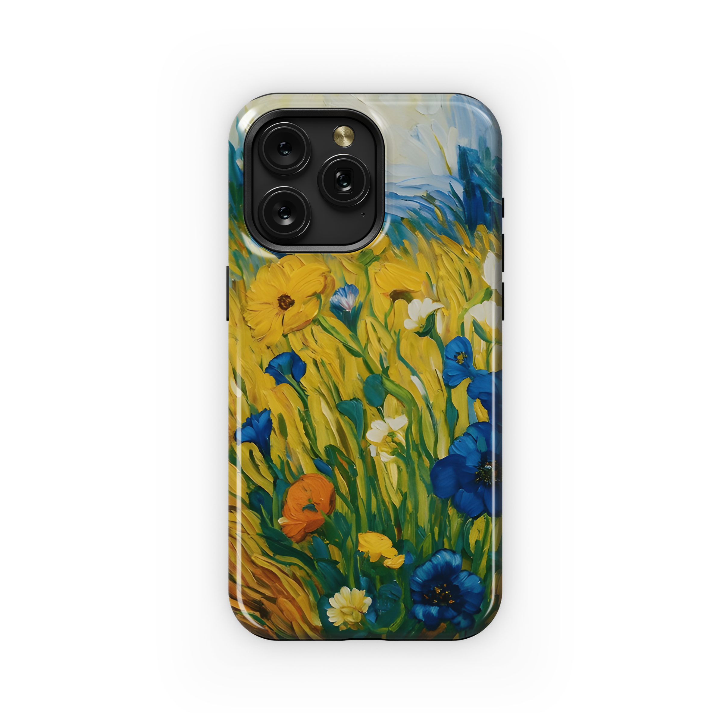 Flower Field Painting Phone Case iPhone Samsung Cover Pixel 2421