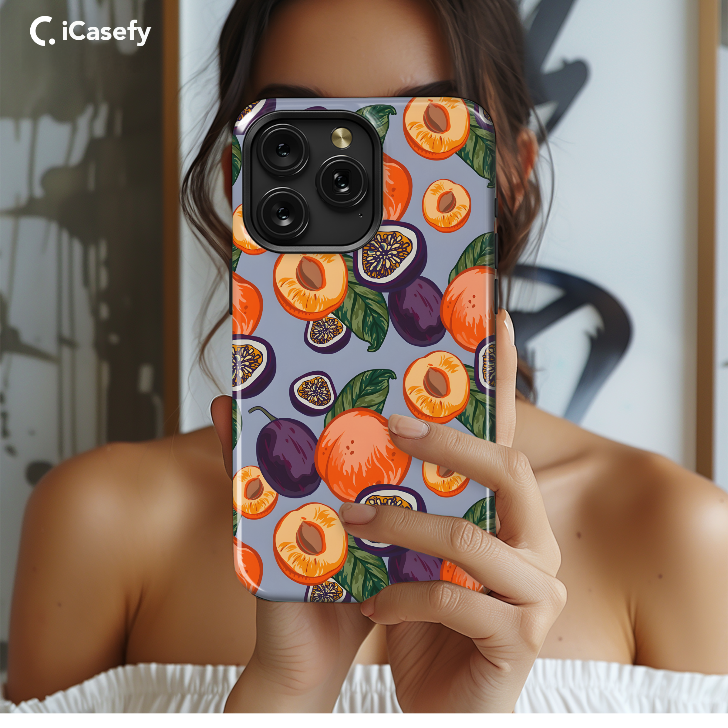 Food Illustration Pattern Phone Case iPhone Samsung Cover Pixel 1746