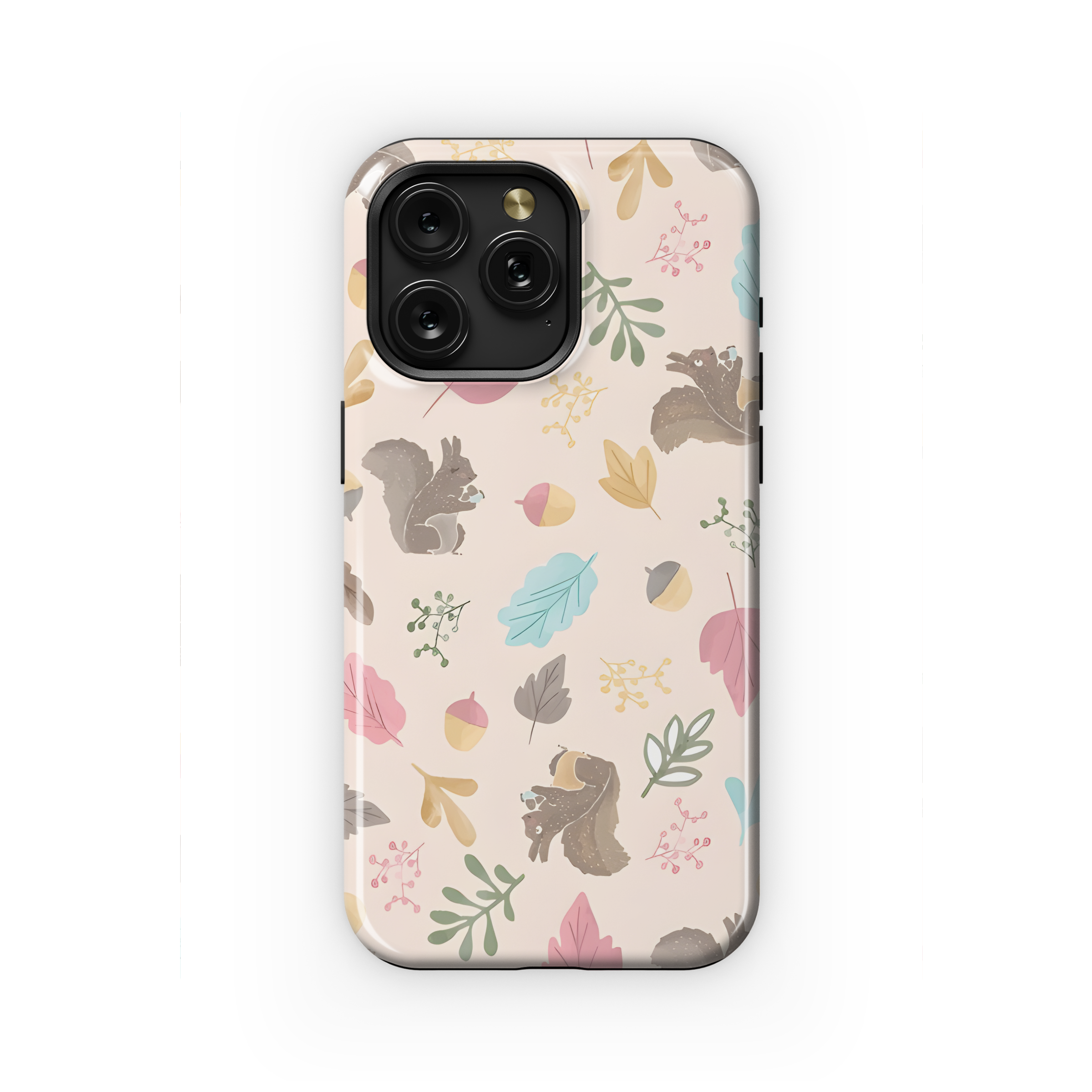 Forest Animals Seamless Pattern Illustration Phone Case iPhone Samsung Cover Pixel 2252