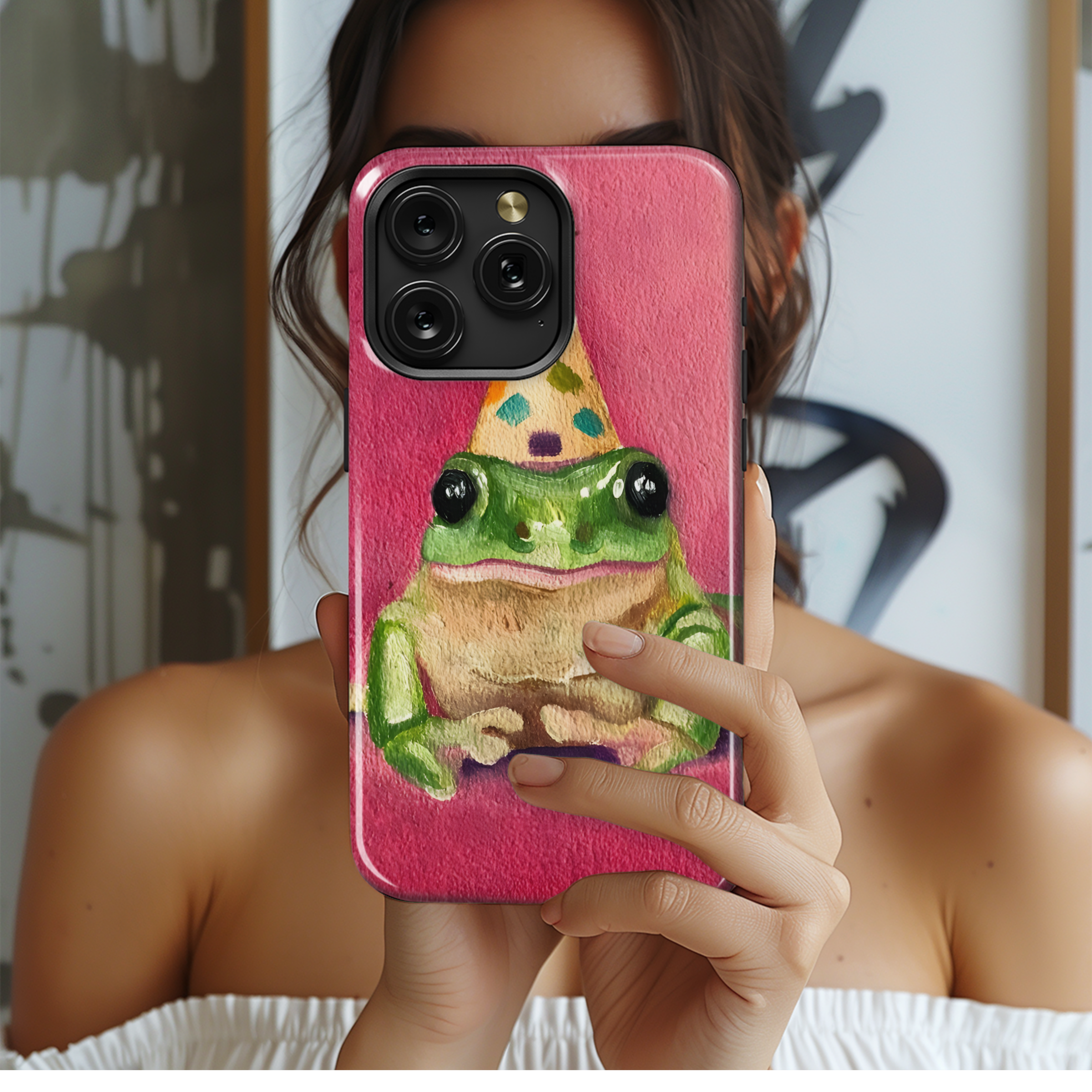 Frog Birthday Funny Phone Case iPhone Samsung Cover Pixel 2071