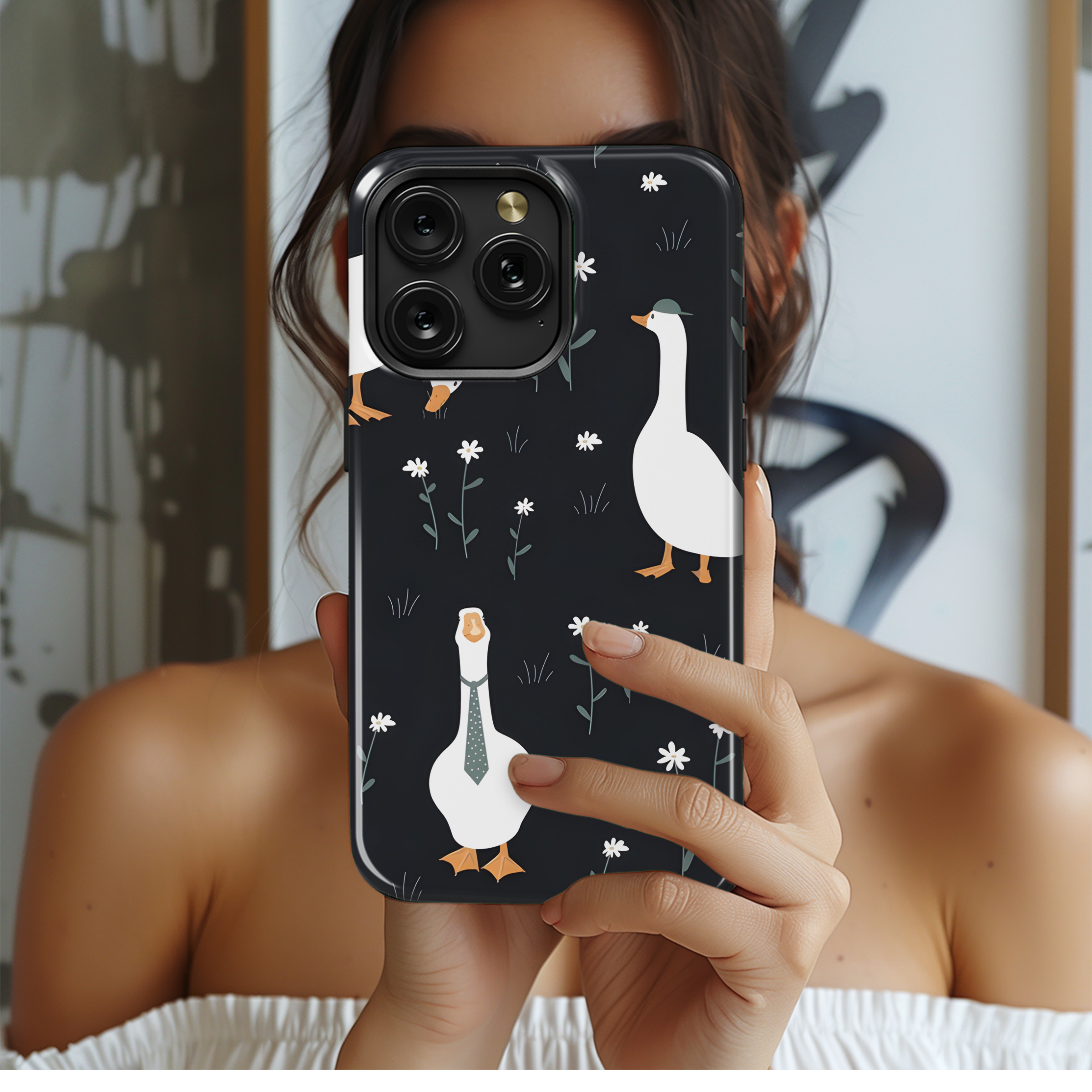 Funny Goose Phone Case iPhone Samsung Cover Pixel 2685