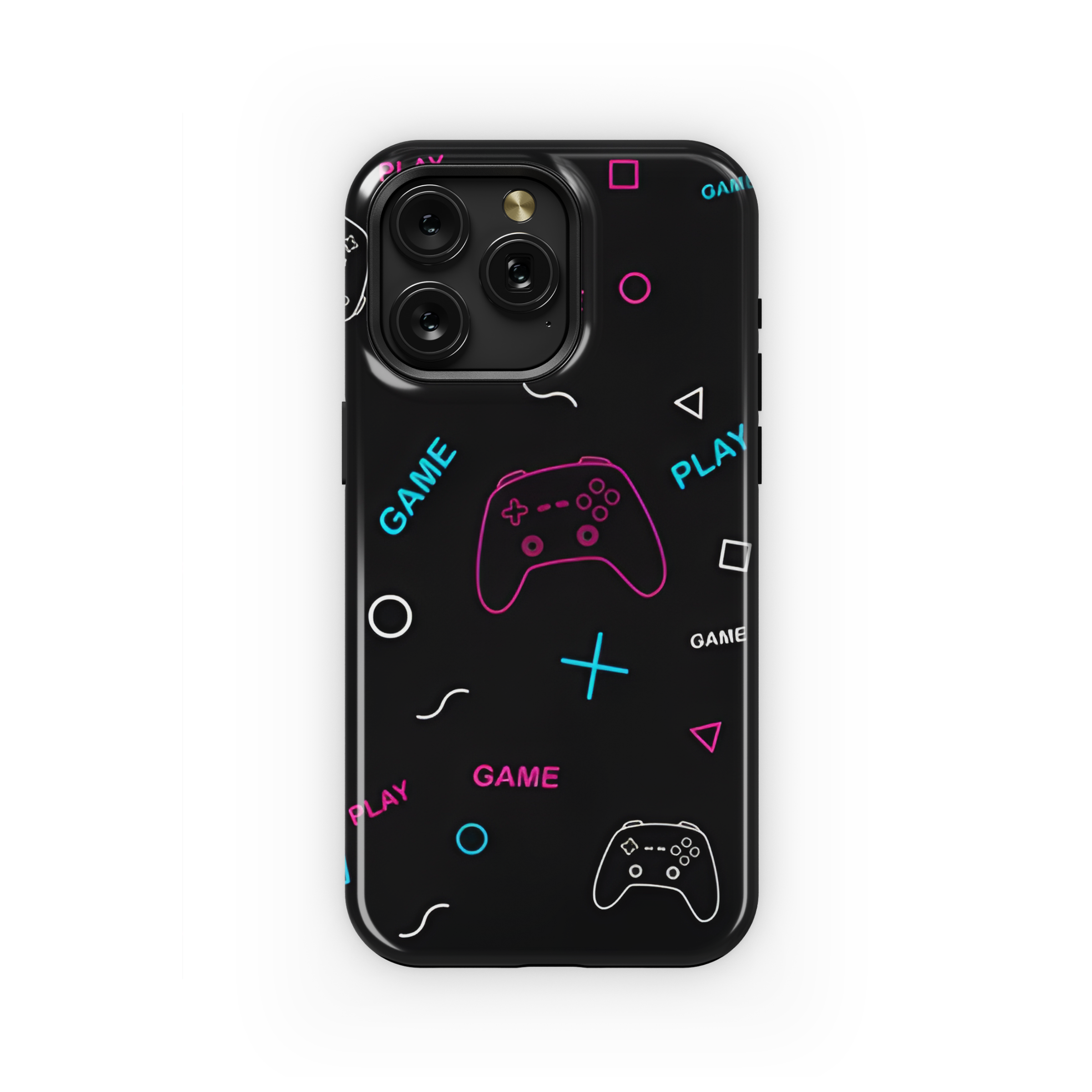 Game Pad Outline Design Phone Case iPhone Samsung Cover Pixel 2384