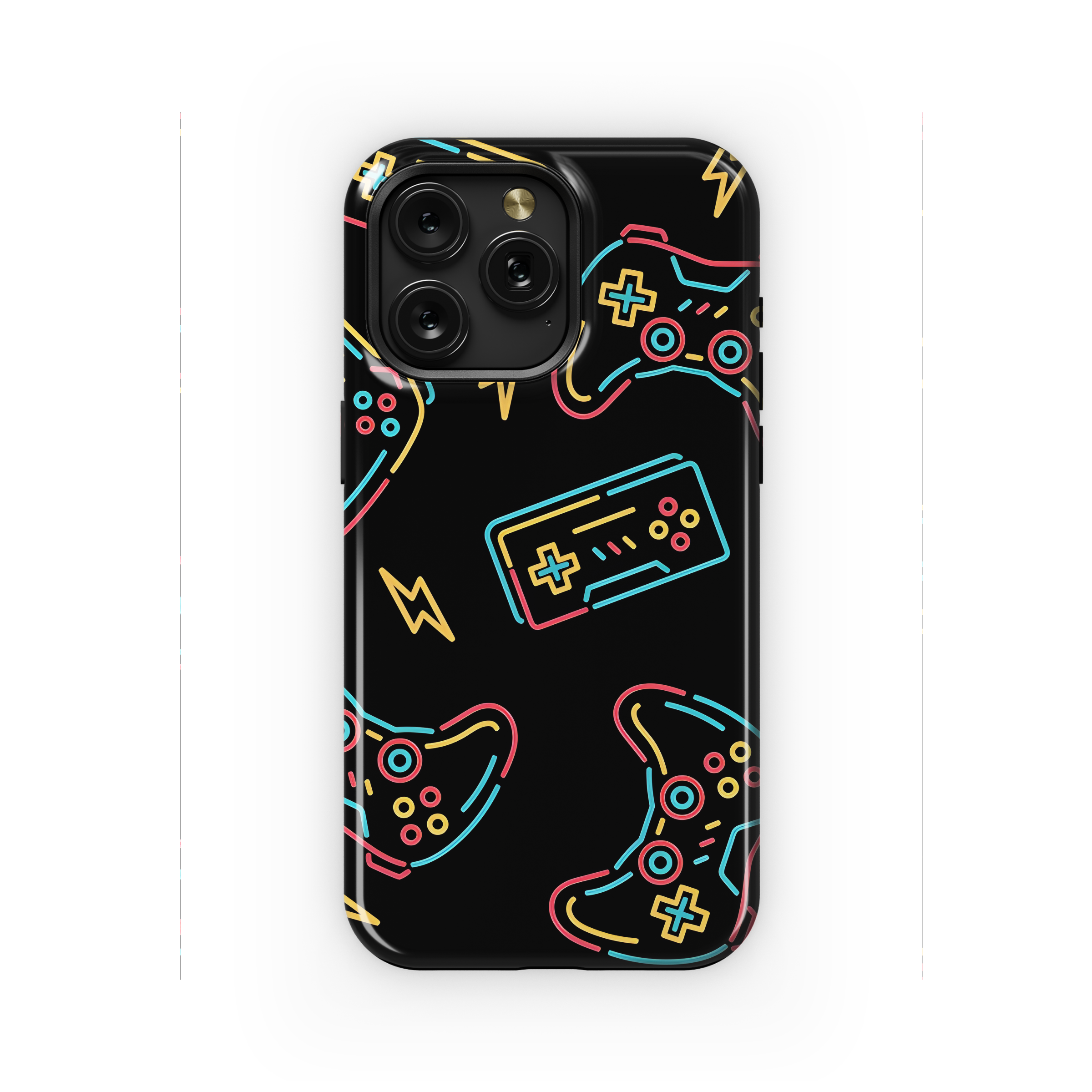 Gamer Seamless Pattern Phone Case iPhone Samsung Cover Pixel 2231