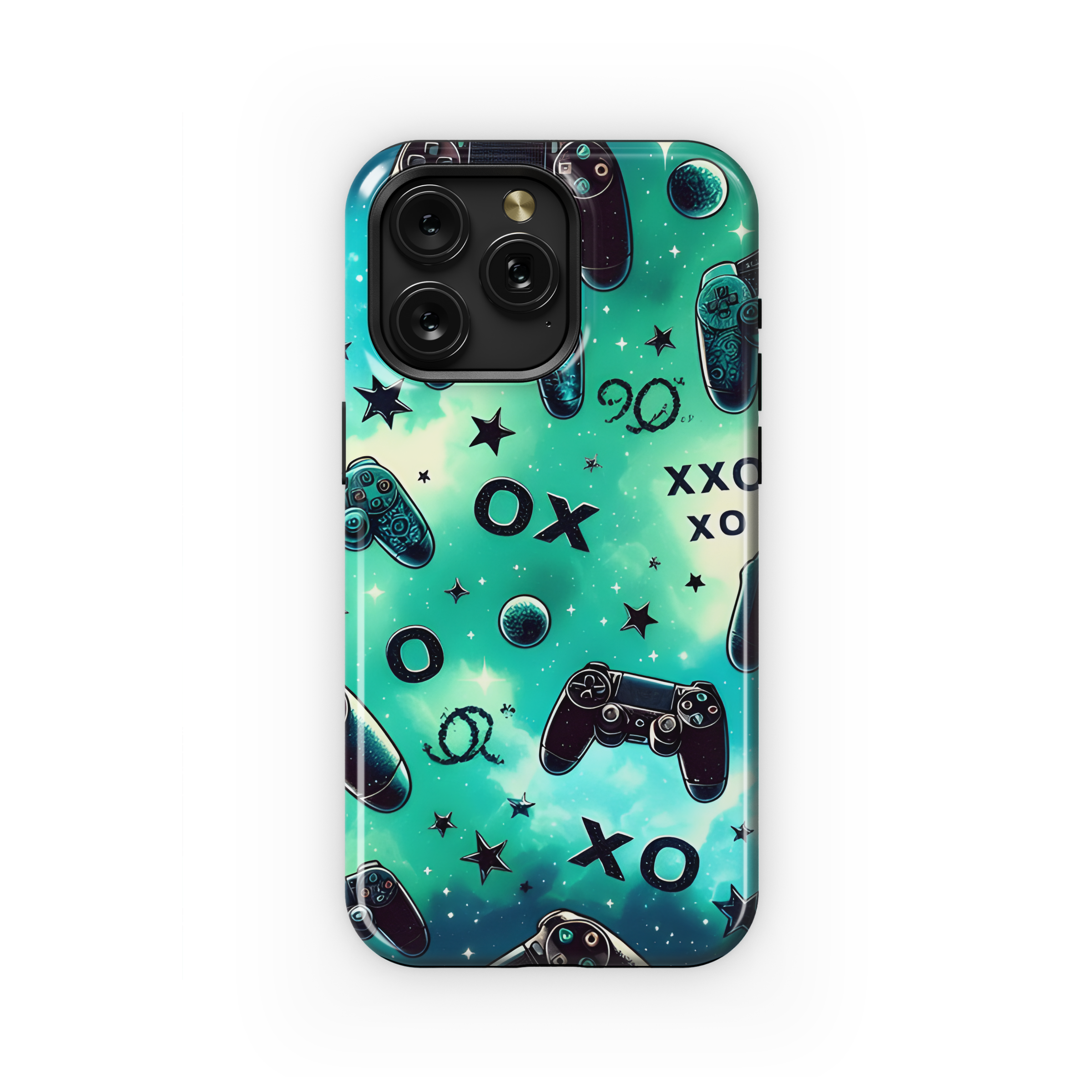 Gaming Joystick Galaxy XOXO Phone Case iPhone Samsung Cover Pixel 2739