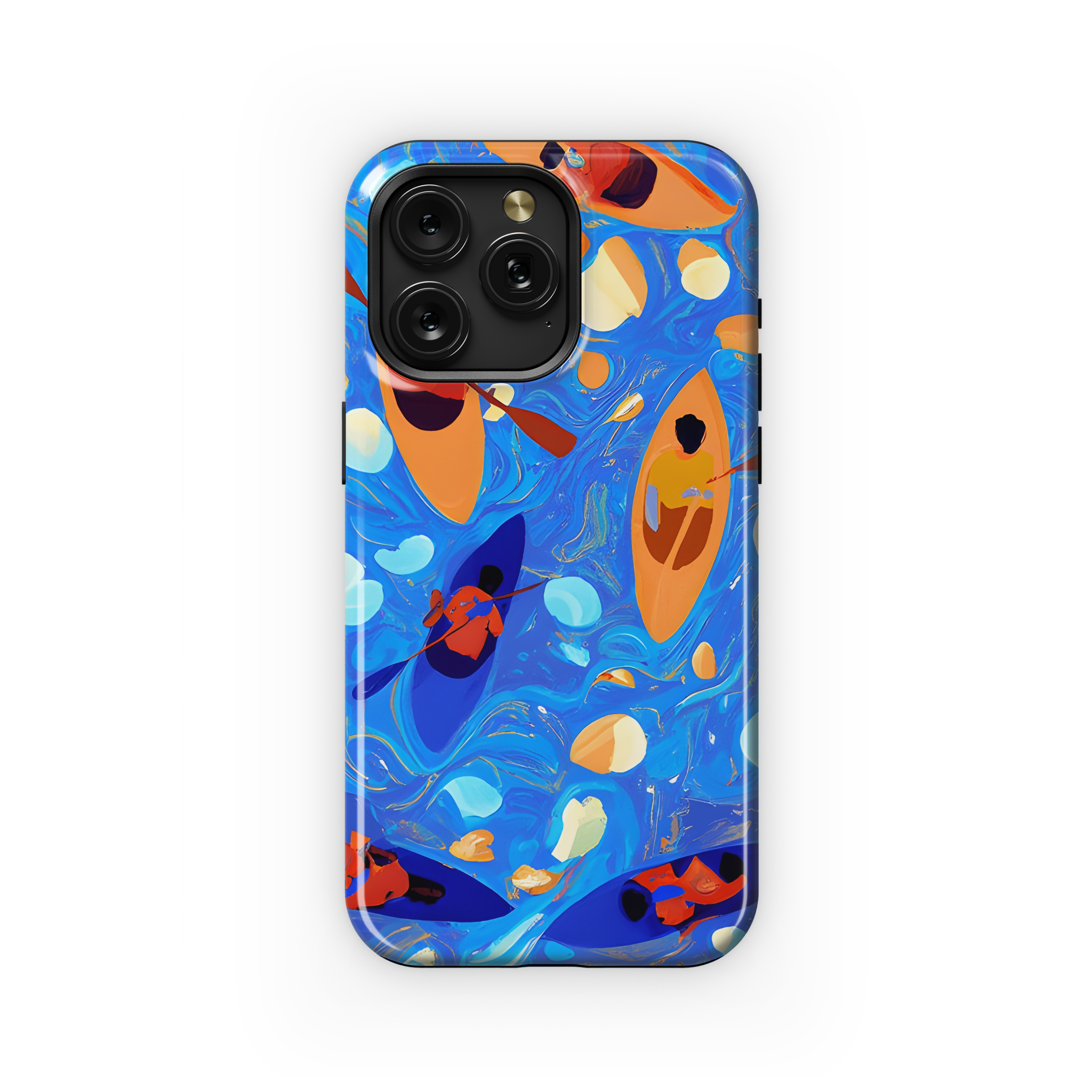 Geometric Fishing Abstract Phone Case iPhone Samsung Cover Pixel 3654