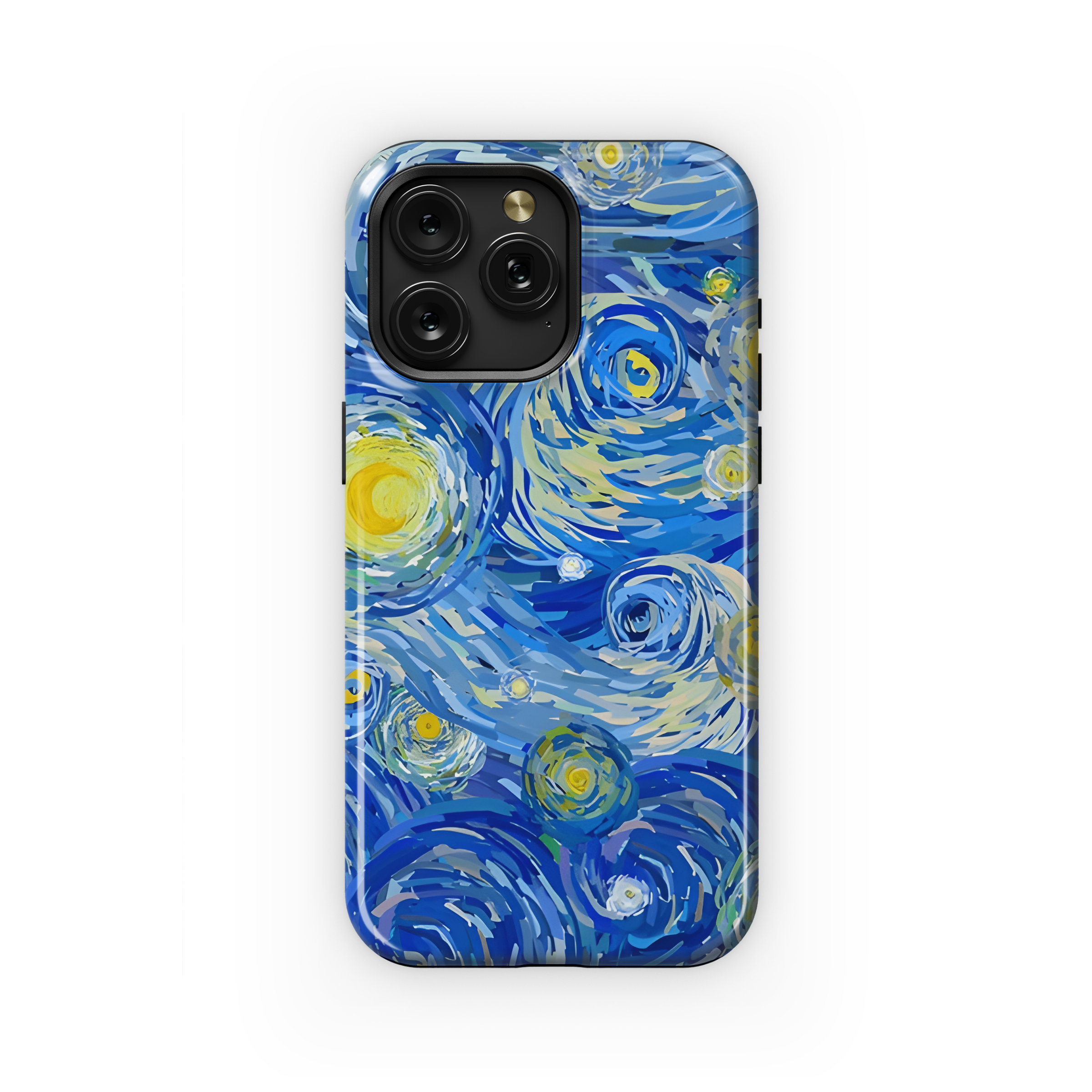 Glowing Moon on Blue Phone Case iPhone Samsung Cover Pixel 2832