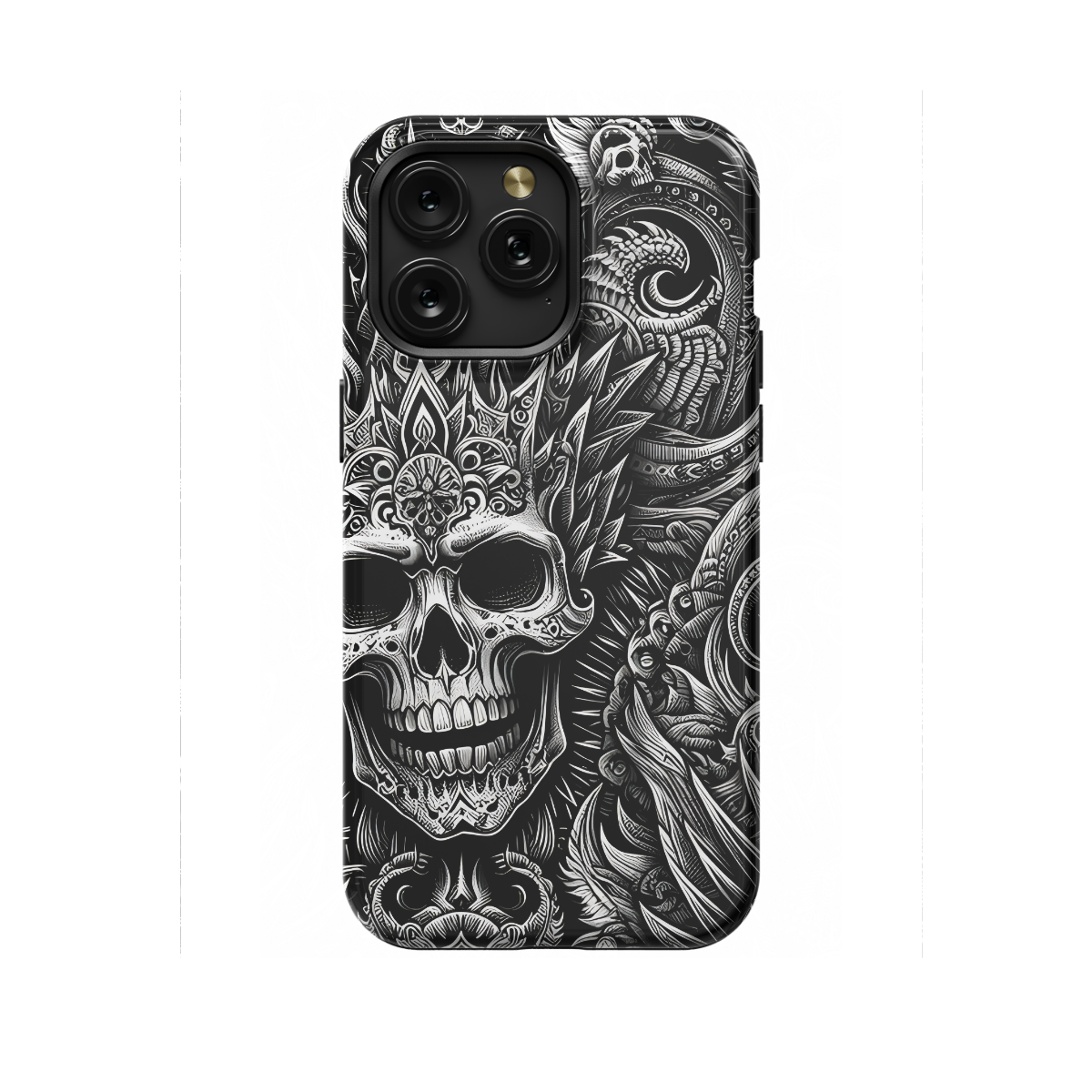 Gothic Skull Punk Phone Case iPhone Samsung Cover Pixel 1689