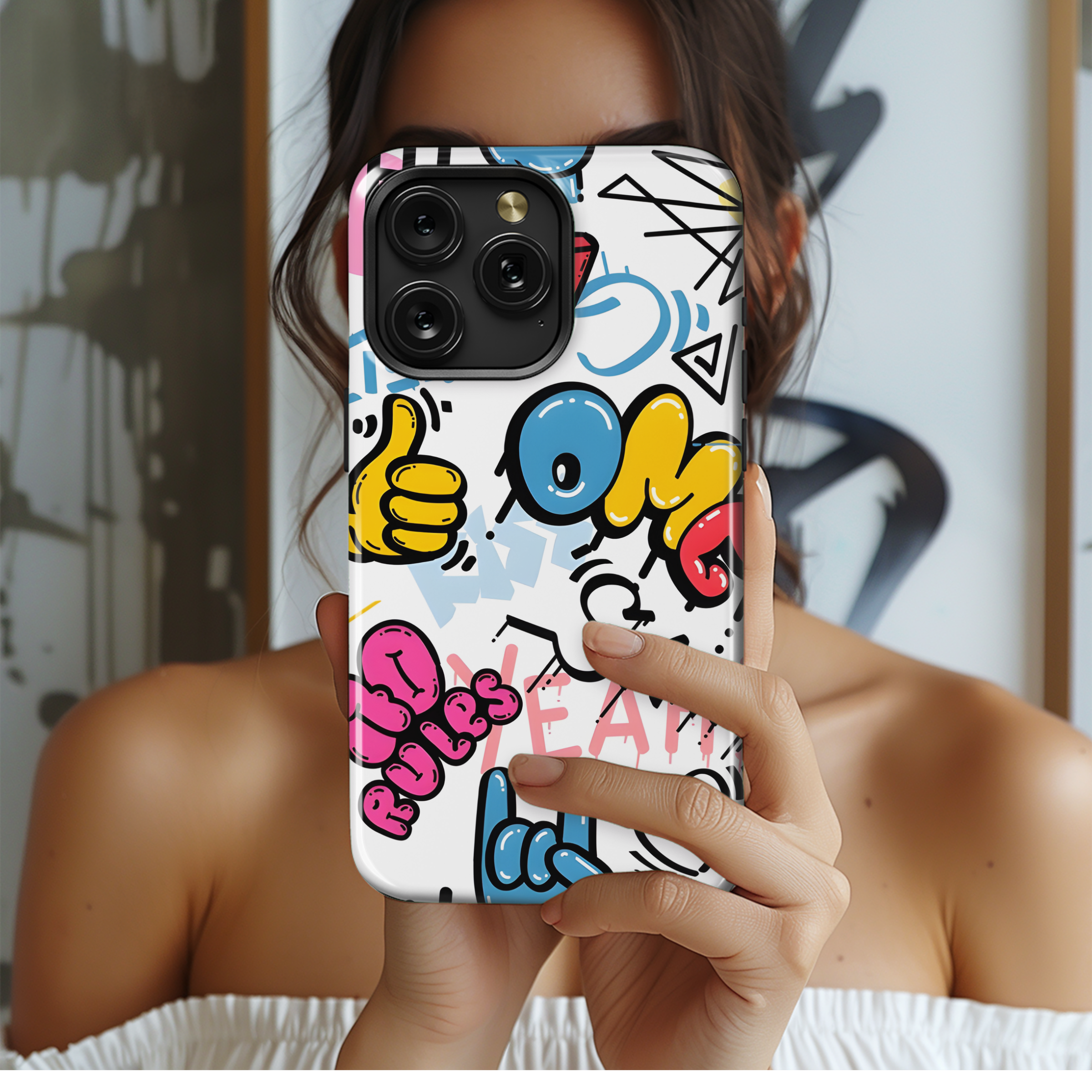 Graffiti Wall Phone Case iPhone Samsung Cover Pixel 2827