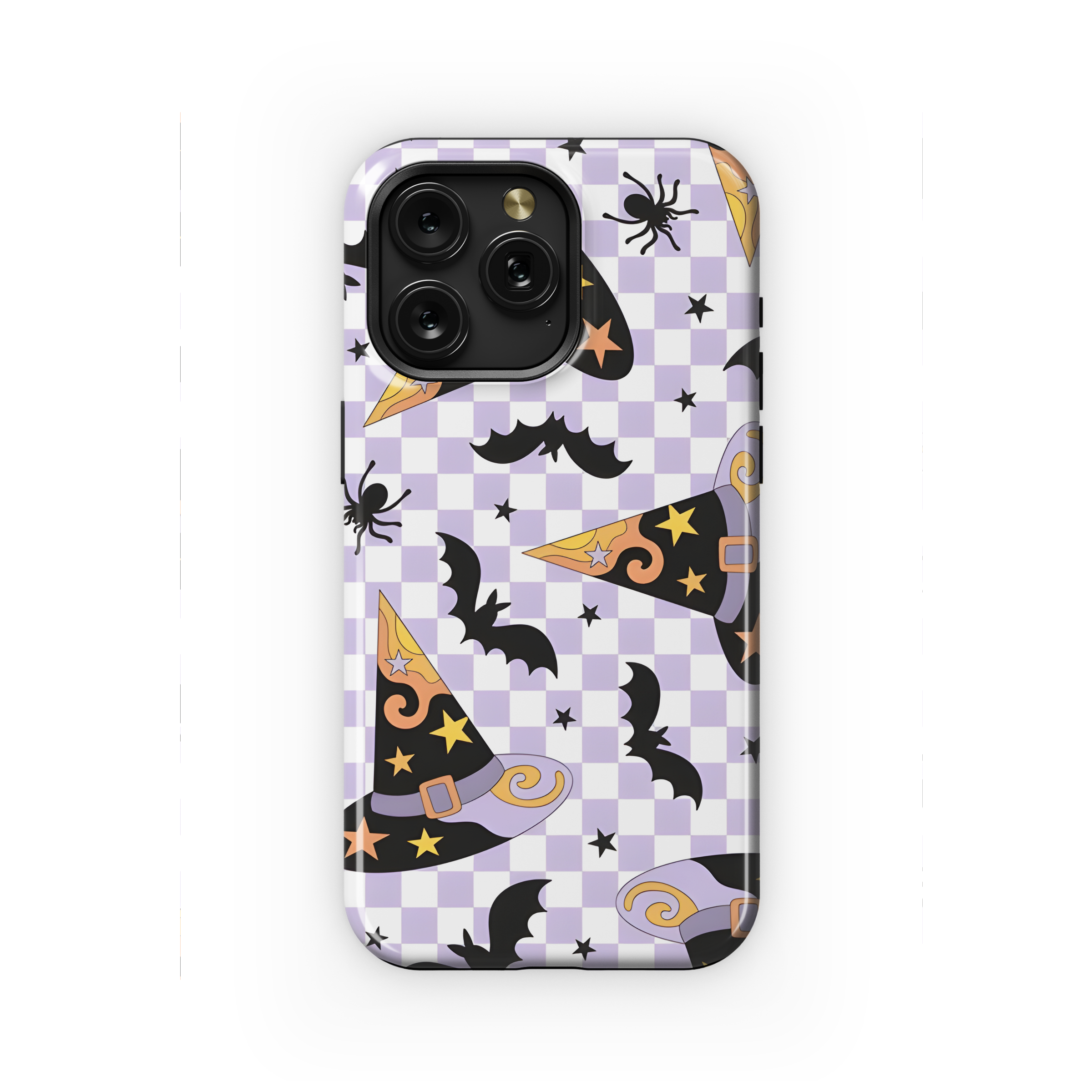 Groove Witch Wizard Hat Pattern Phone Case iPhone Samsung Cover Pixel 2273