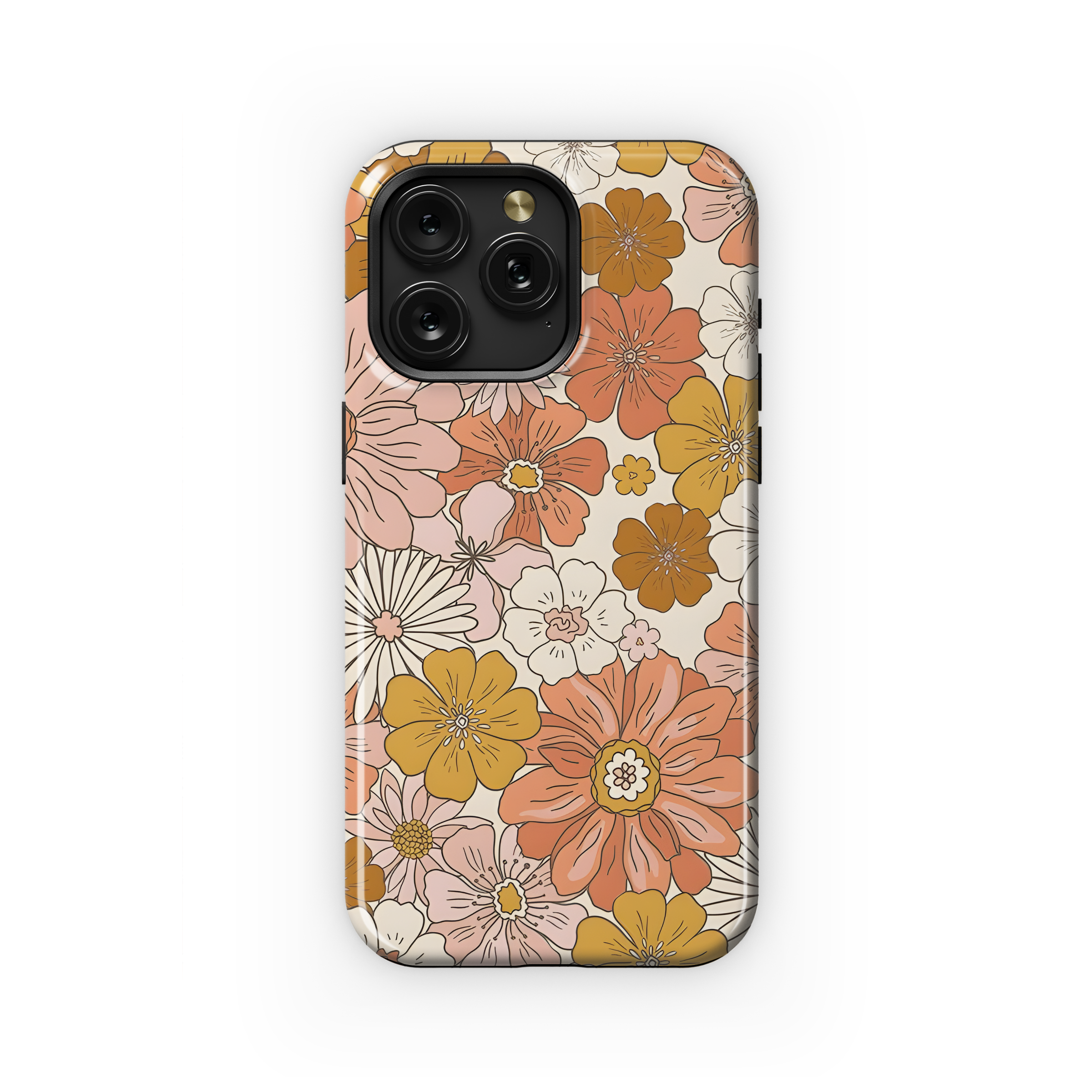 Groovy Boho Flower Phone Case iPhone Samsung Cover Pixel 2478