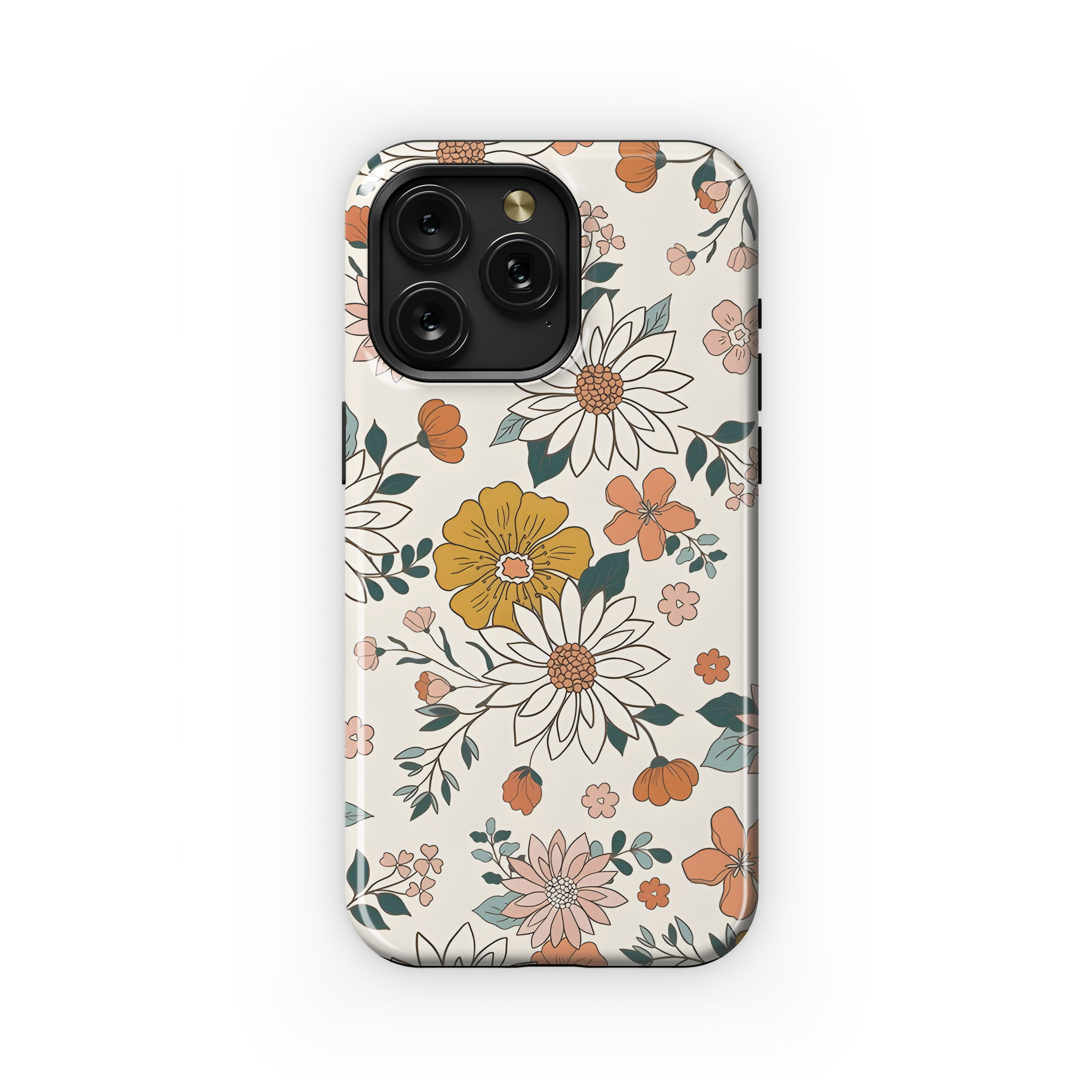 Groovy Boho Flower Phone Case iPhone Samsung Cover Pixel 2486