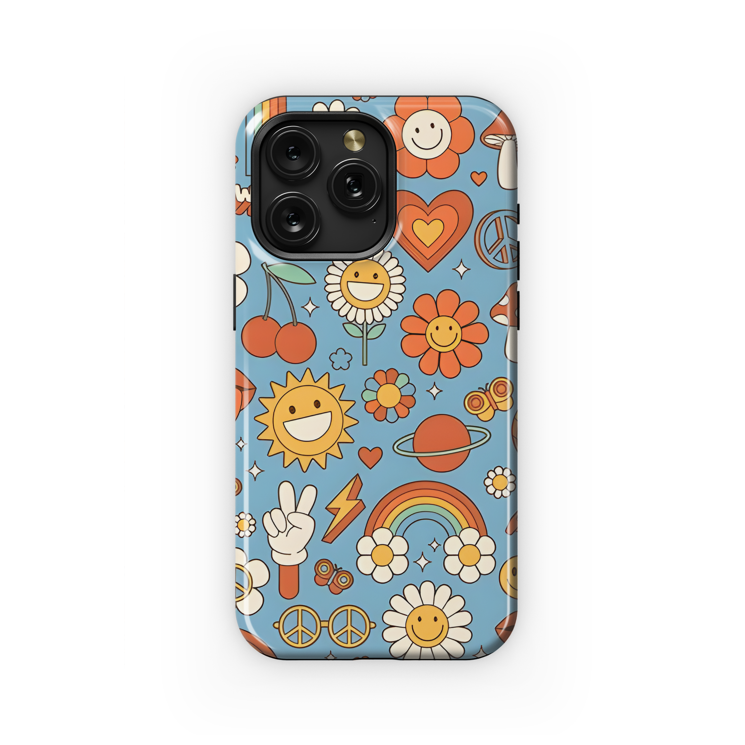 Groovy Hippie 70s Phone Case iPhone Samsung Cover Pixel 2493