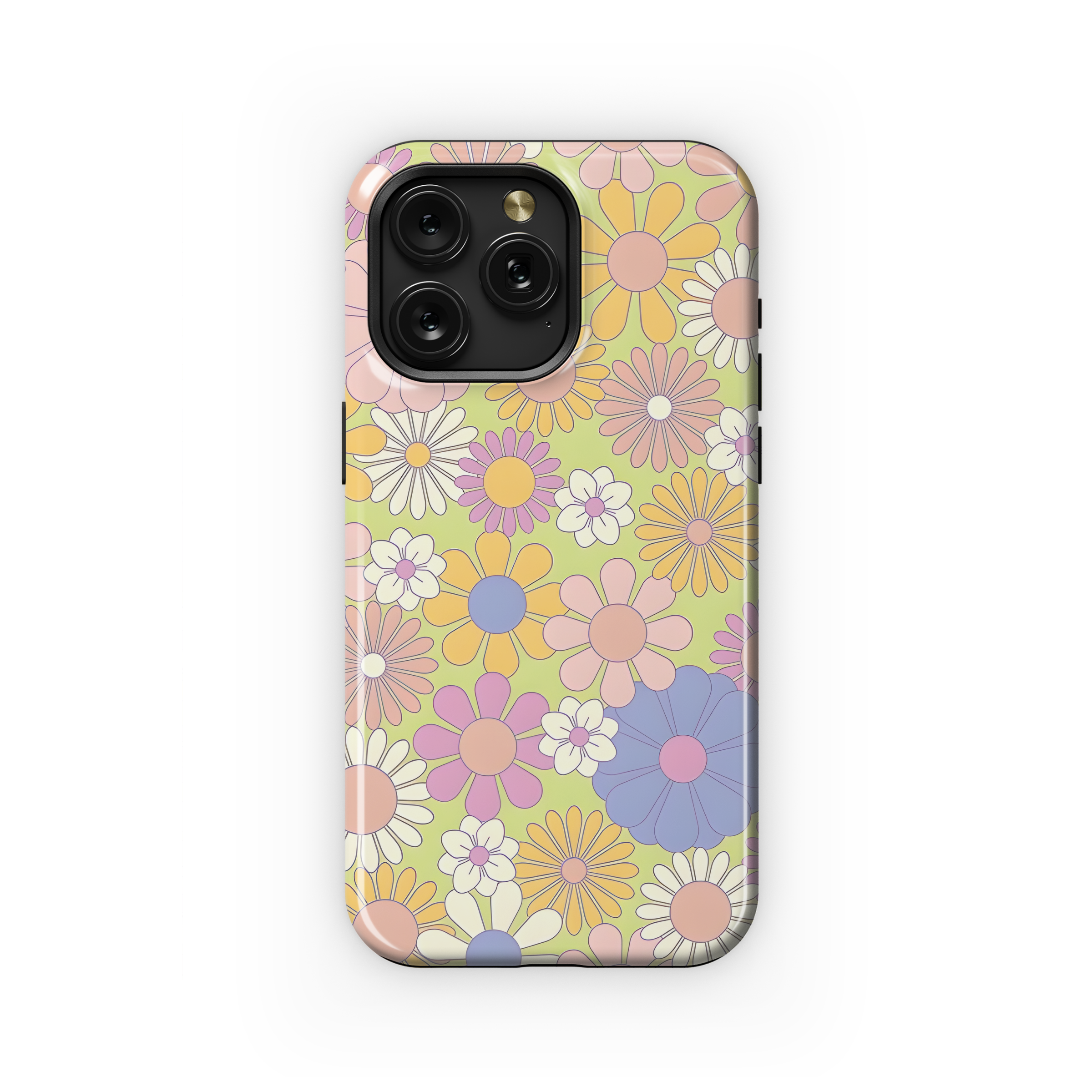 Groovy Psychedelic Flower Phone Case iPhone Samsung Cover Pixel 2472