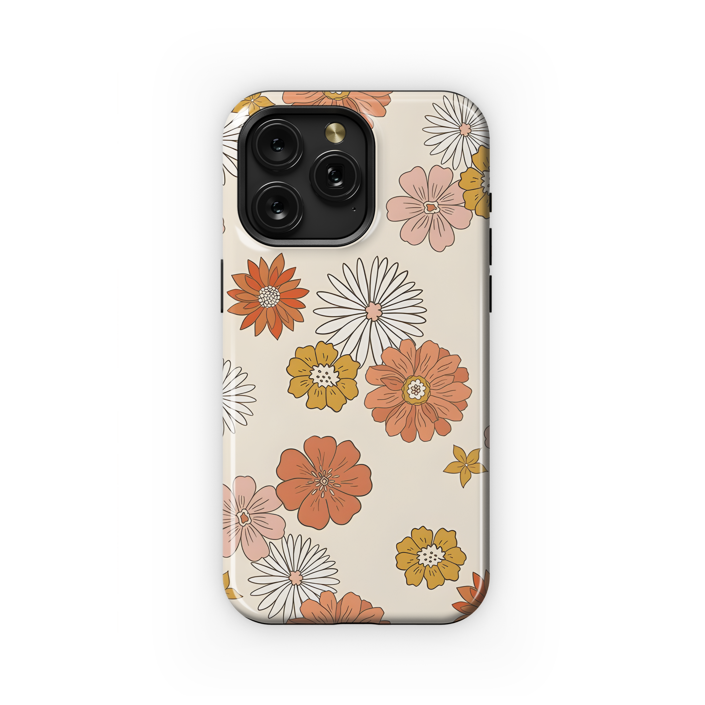 Groovy Retro Flower Phone Case iPhone Samsung Cover Pixel 2484