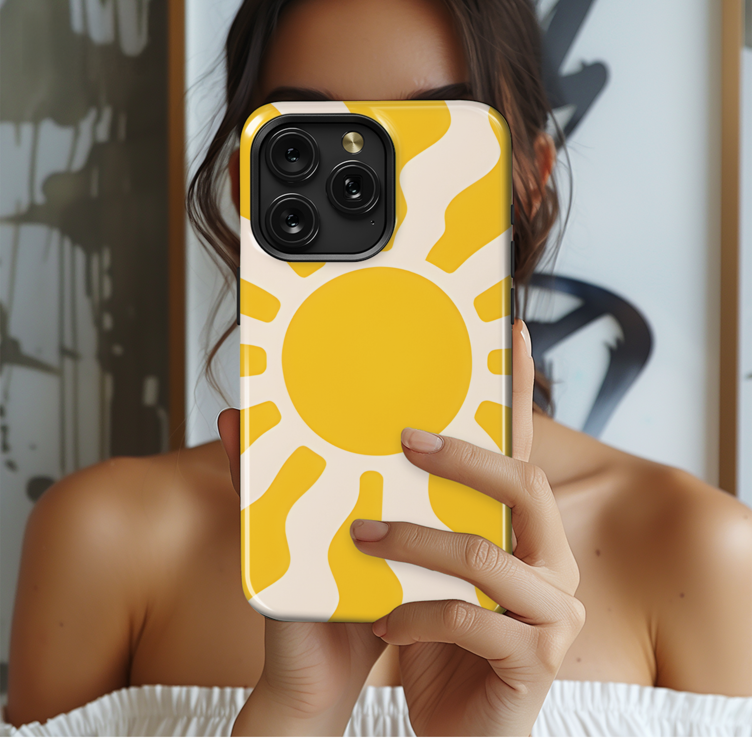 Groovy Retro Hippie Sunshine Phone Case iPhone Samsung Cover Pixel 2475