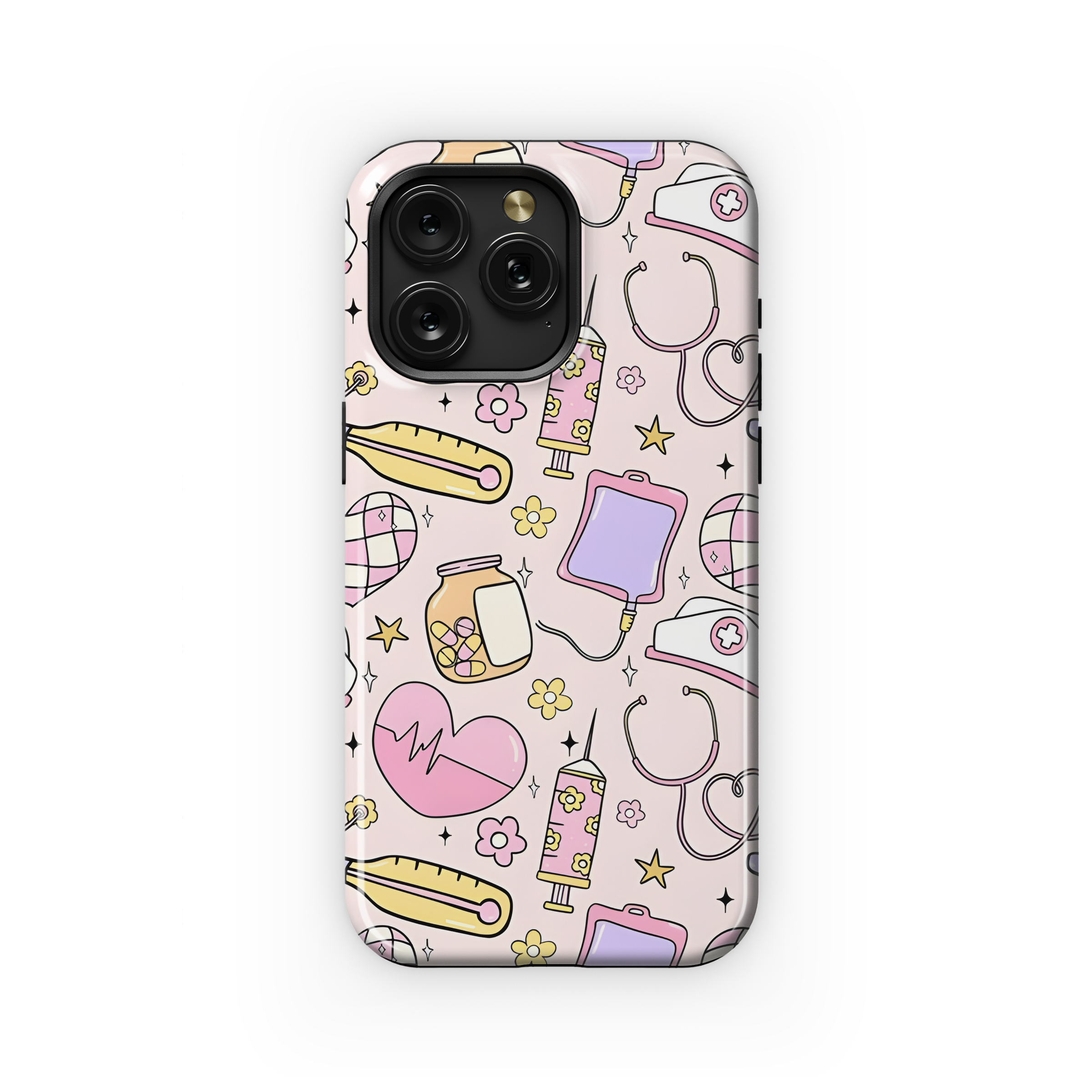 Groovy Retro Nurse Phone Case iPhone Samsung Cover Pixel 2513