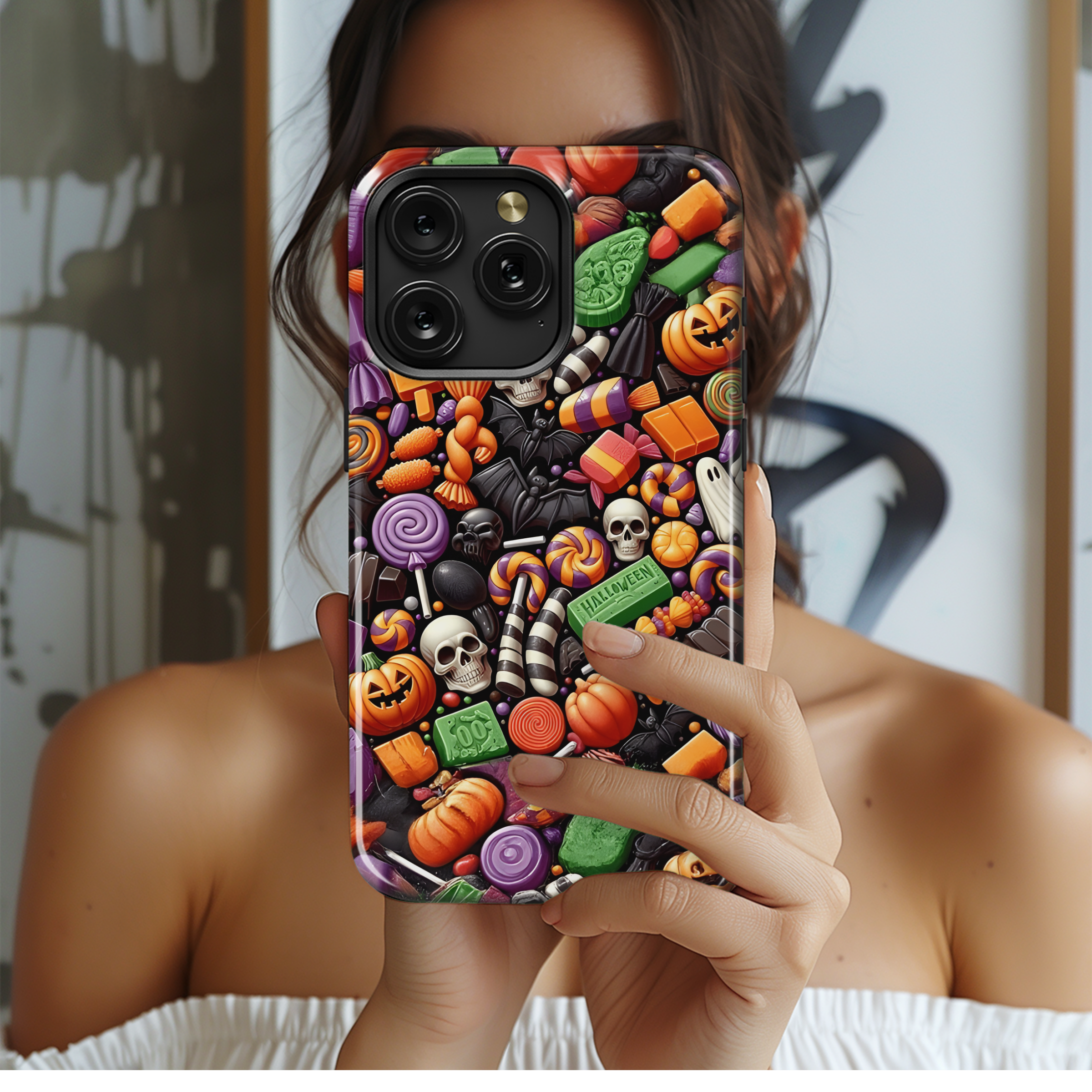 Halloween Candy Phone Case iPhone Samsung Cover Pixel 2897