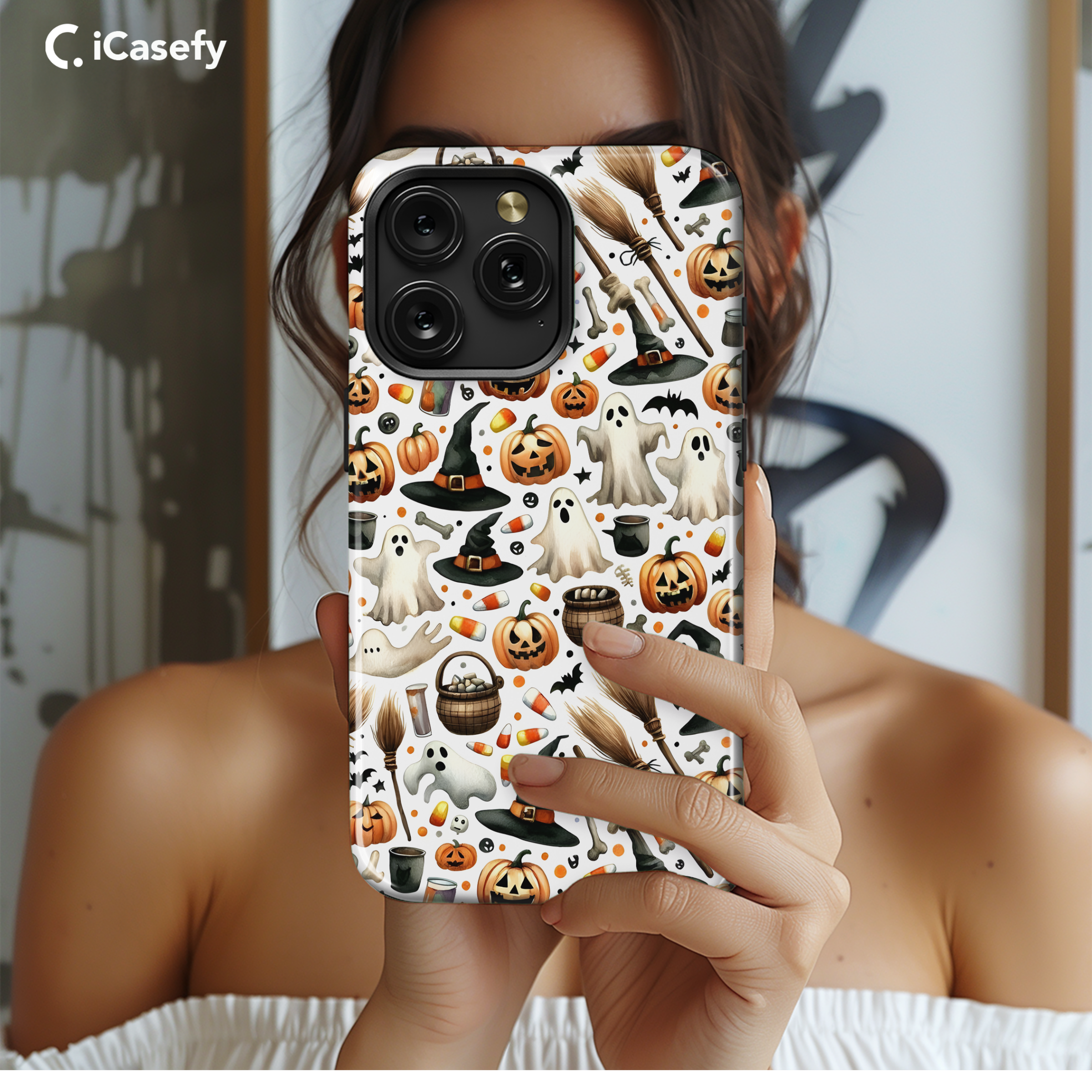 Halloween Festivities Pattern  Phone Case iPhone Samsung Cover Pixel 1848