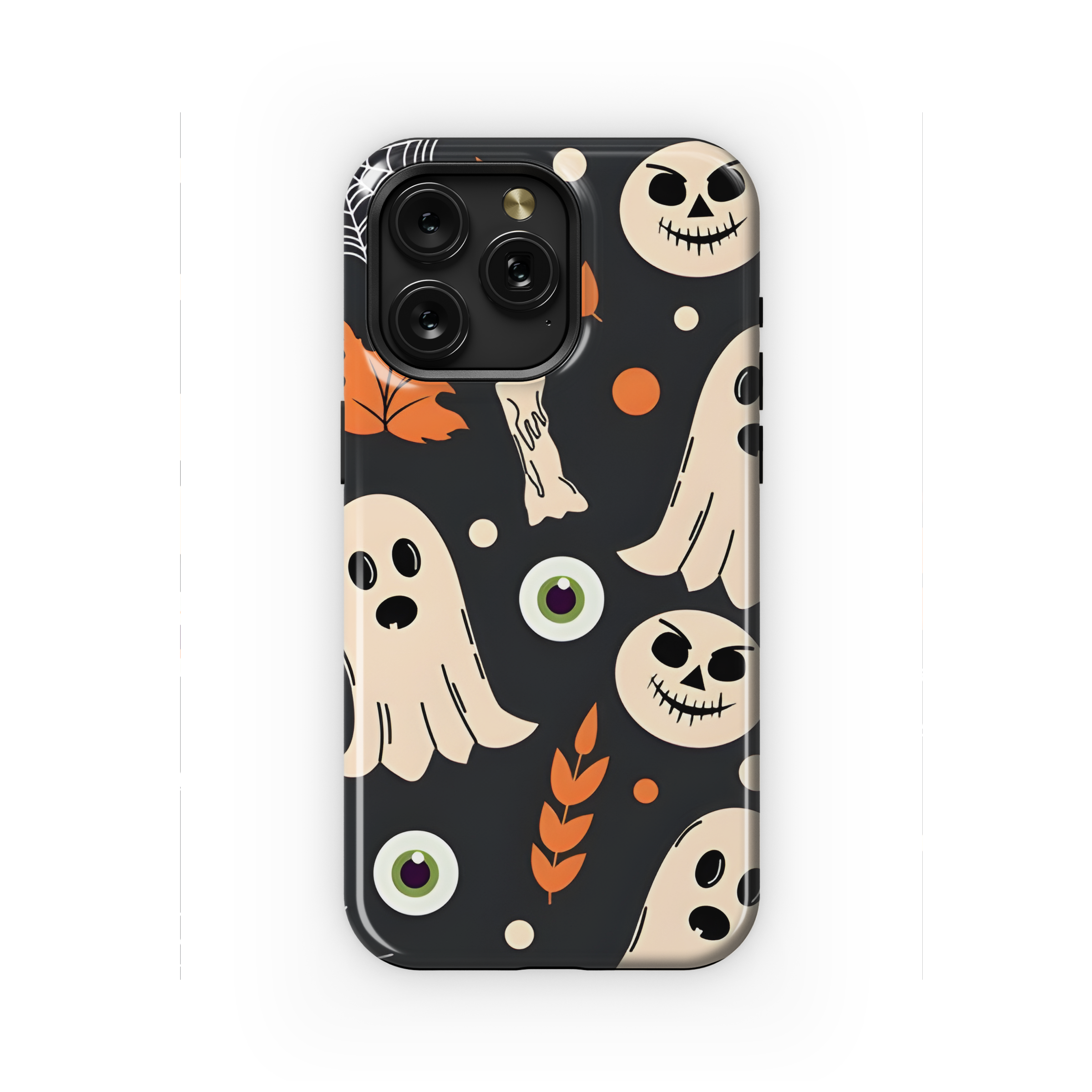 Halloween Ghost Pattern Phone Case iPhone Samsung Cover Pixel 2296