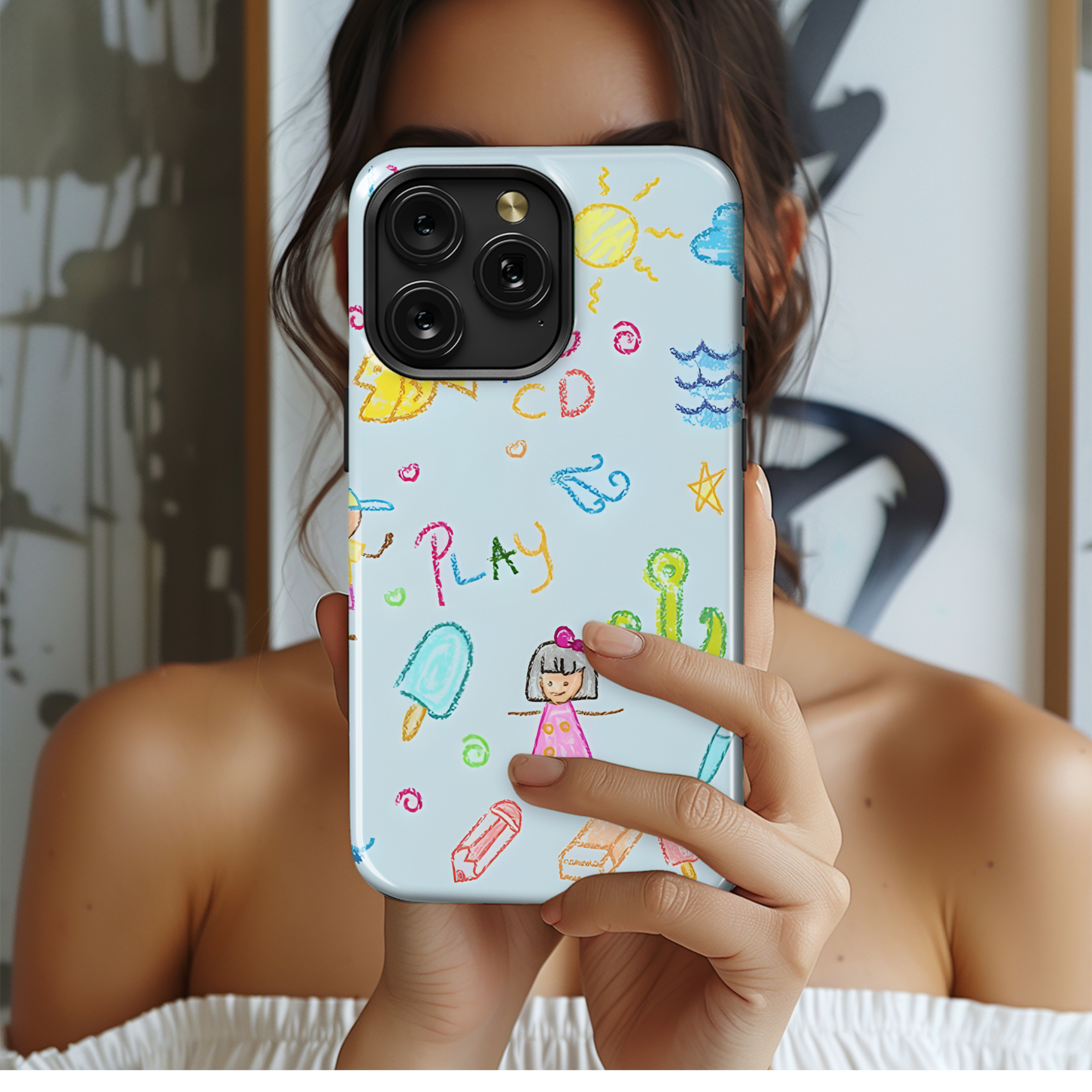 Hand Drawn Illustrations Phone Case iPhone Samsung Cover Pixel 2261