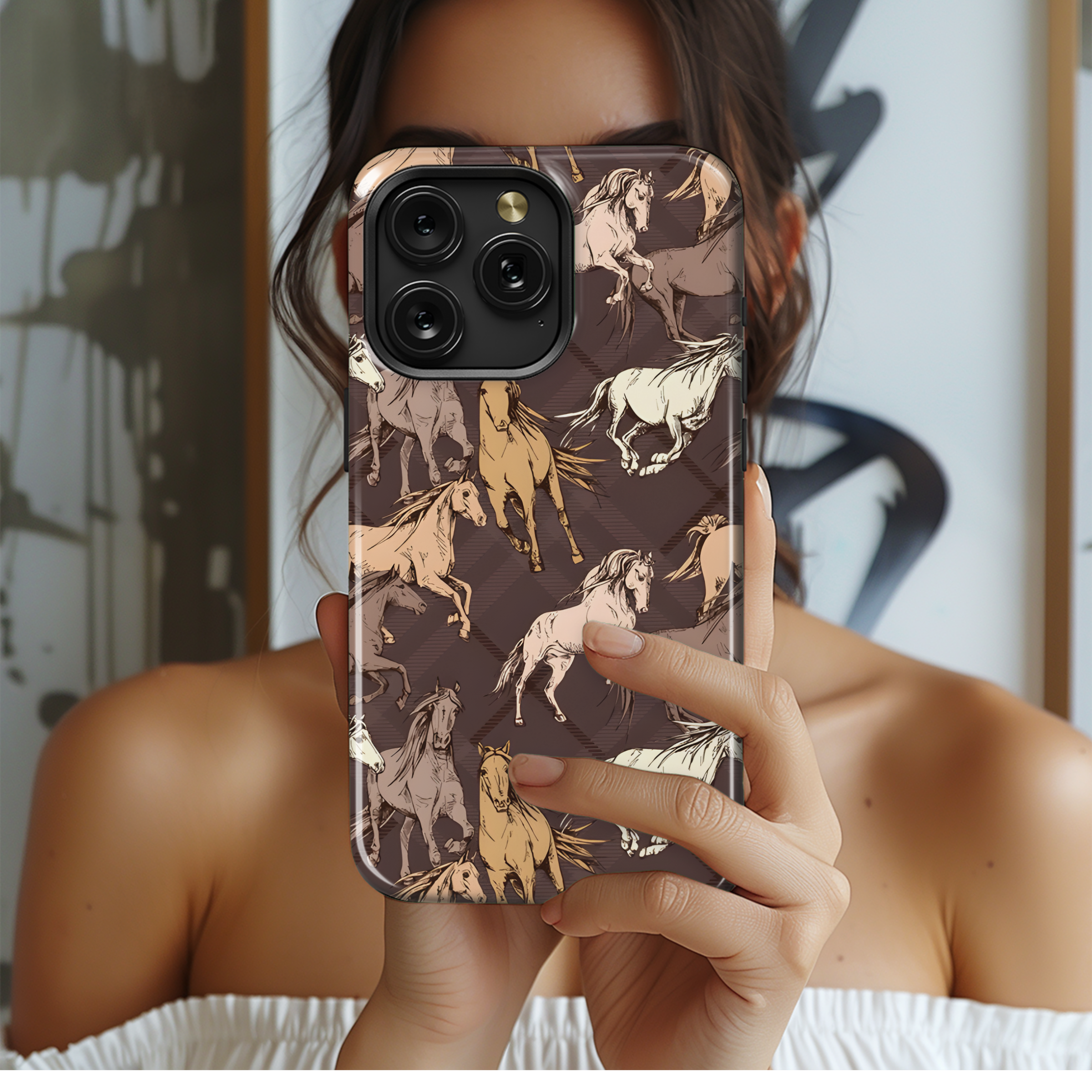 Horses Phone Case iPhone Samsung Cover Pixel 2699