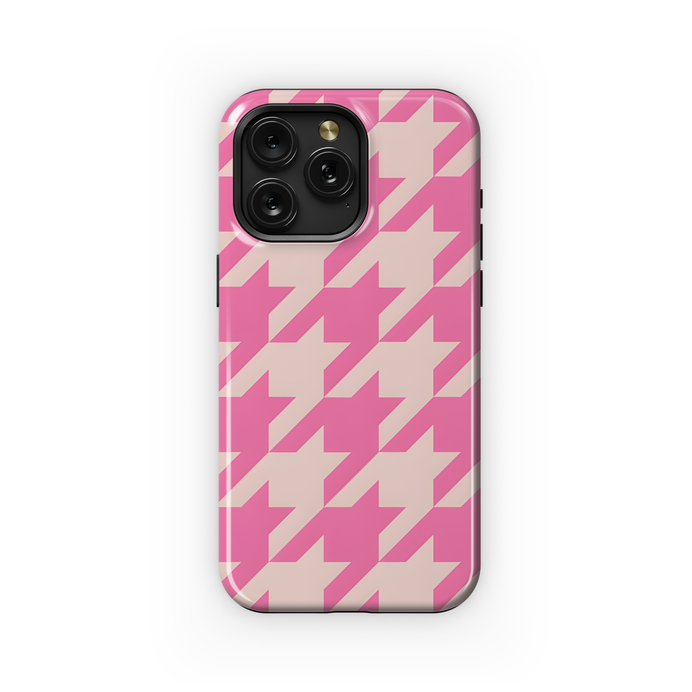 Houndstooth Pattern Phone Case iPhone Samsung Cover Pixel 2376