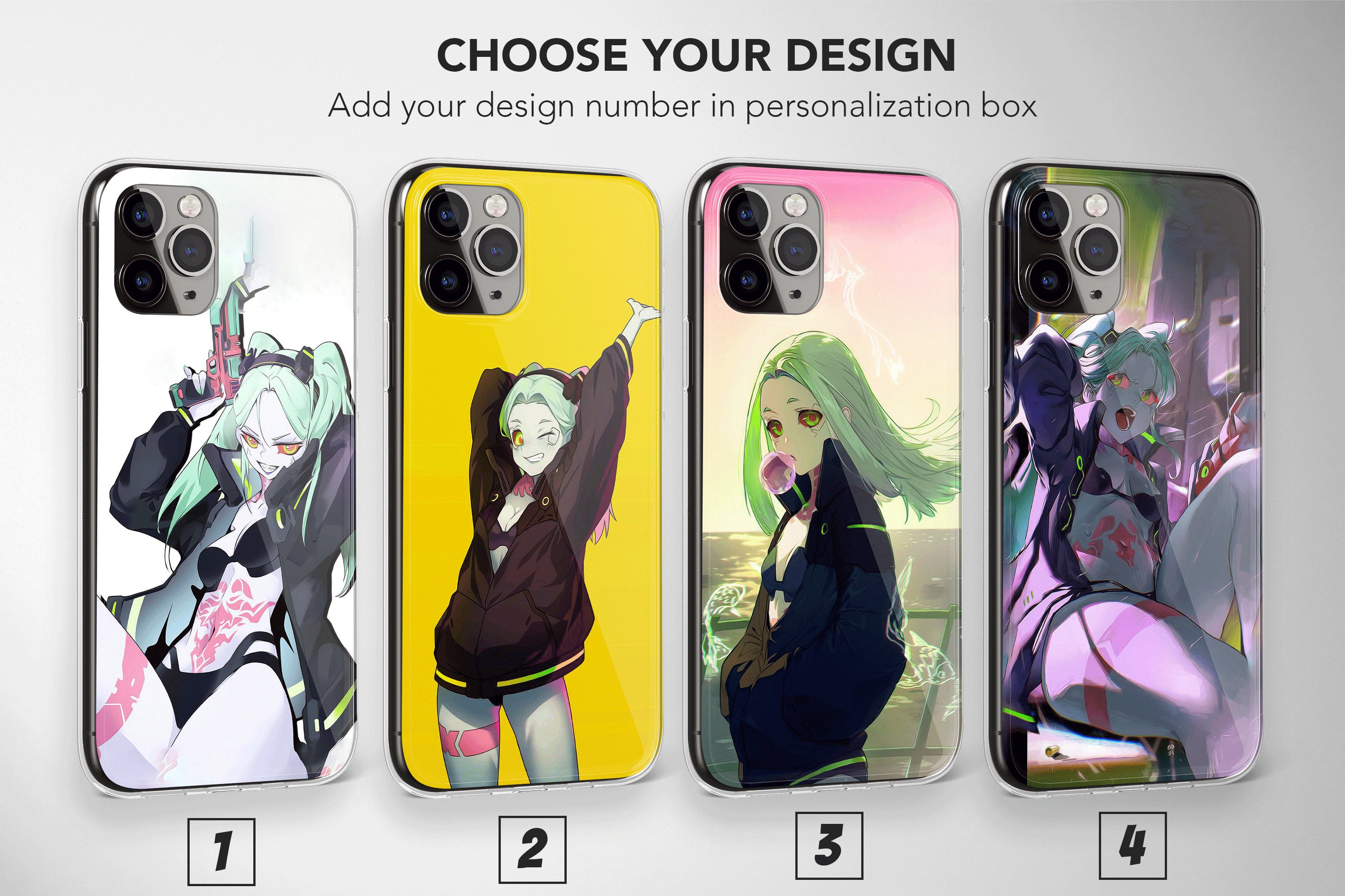 Cyberpunk Phone Case Anime Rebecca Japanese Manga