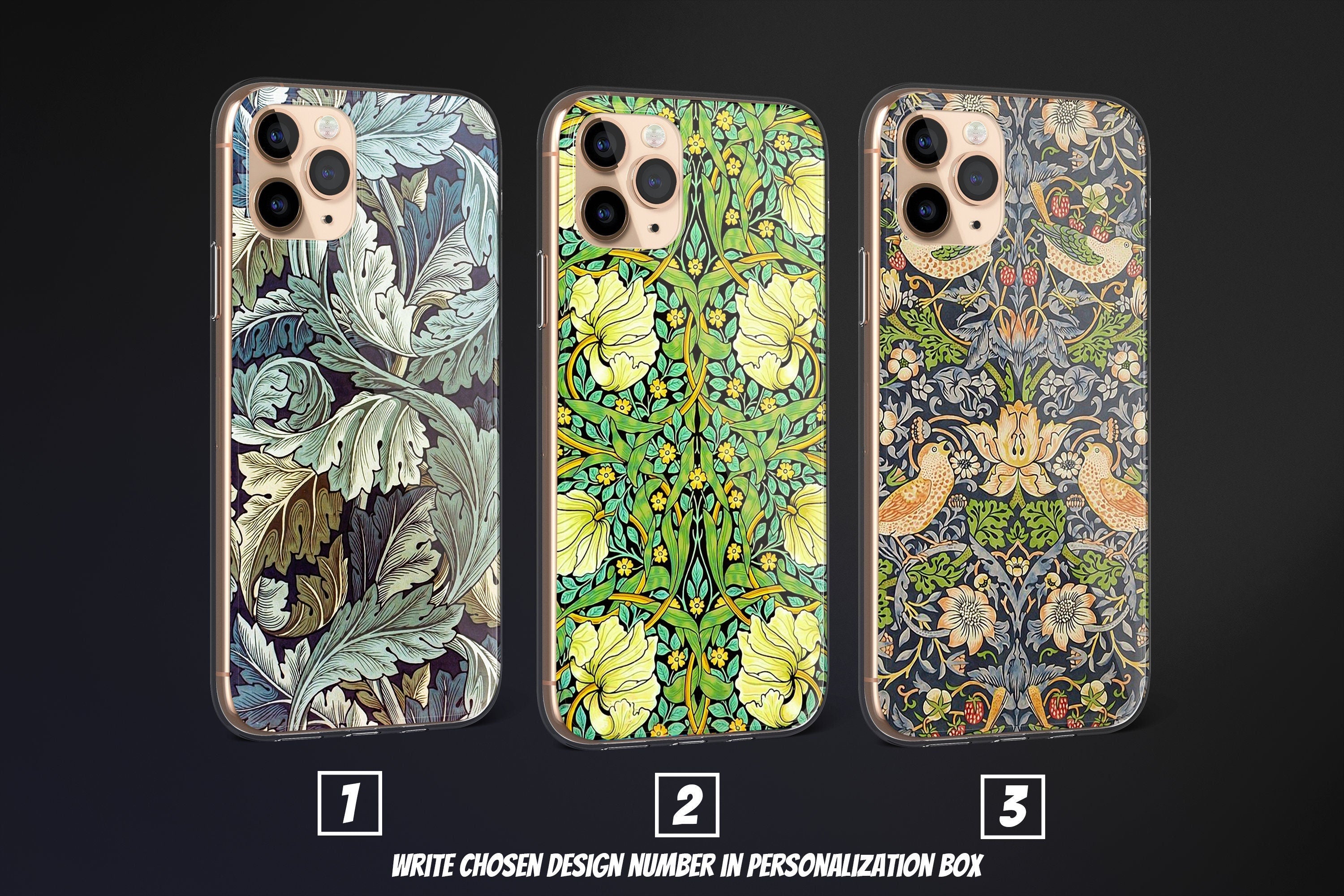 William Morris Aesthetic Vintage Phone Case Cover