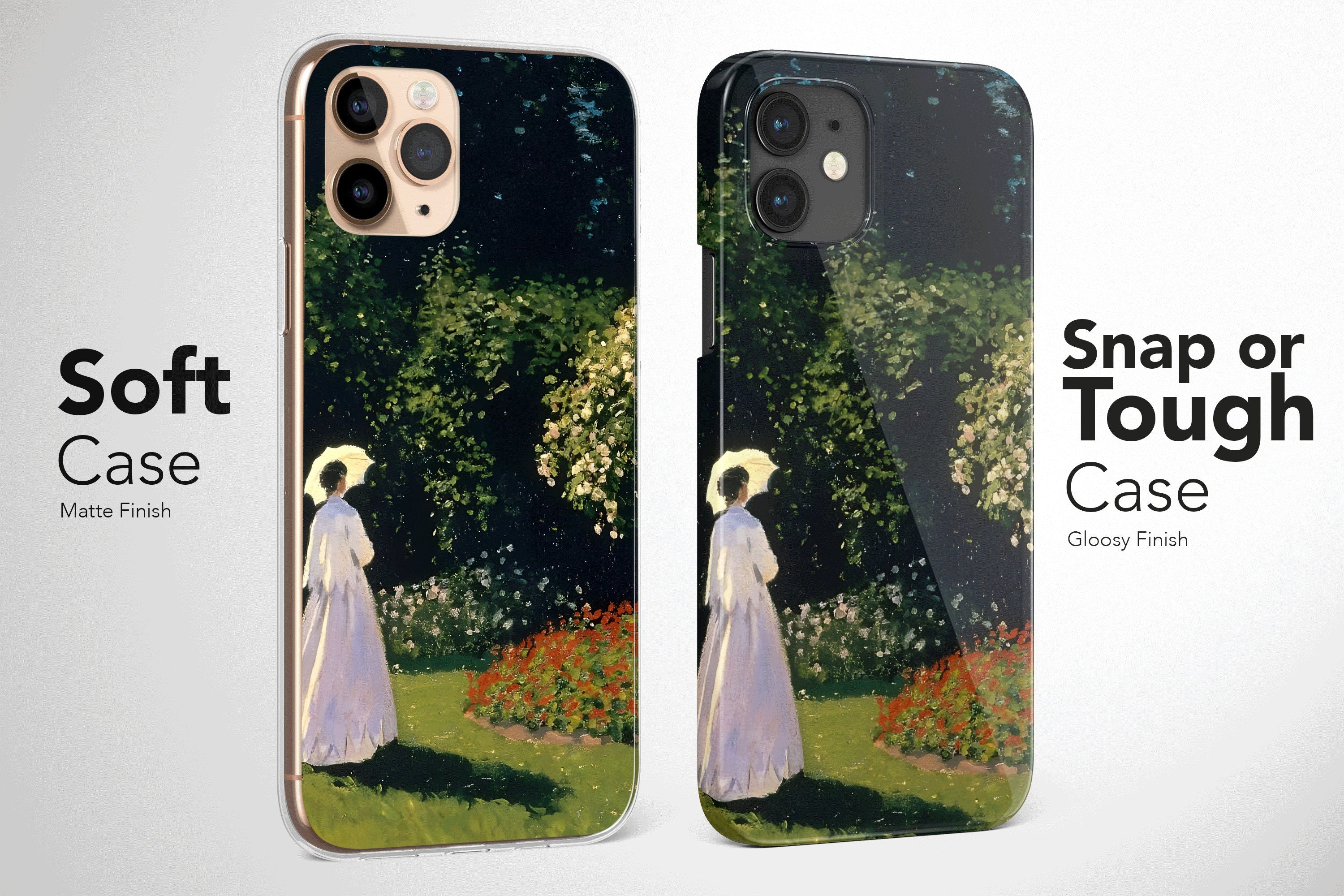 Claude Monet Phone Case Aesthetic Vintage Cover For iPhone 15 Pro Max 14 Plus 13 12 Mini 11 XR XS X 7+ 8 SE Samsung S23 S22 S21 Pixel 8 7 6