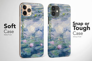 Claude Monet Phone Case Aesthetic Vintage Cover For iPhone 15 Pro Max 14 Plus 13 12 Mini 11 XR XS X 7+ 8 SE Samsung S23 S22 S21 Pixel 8 7 6