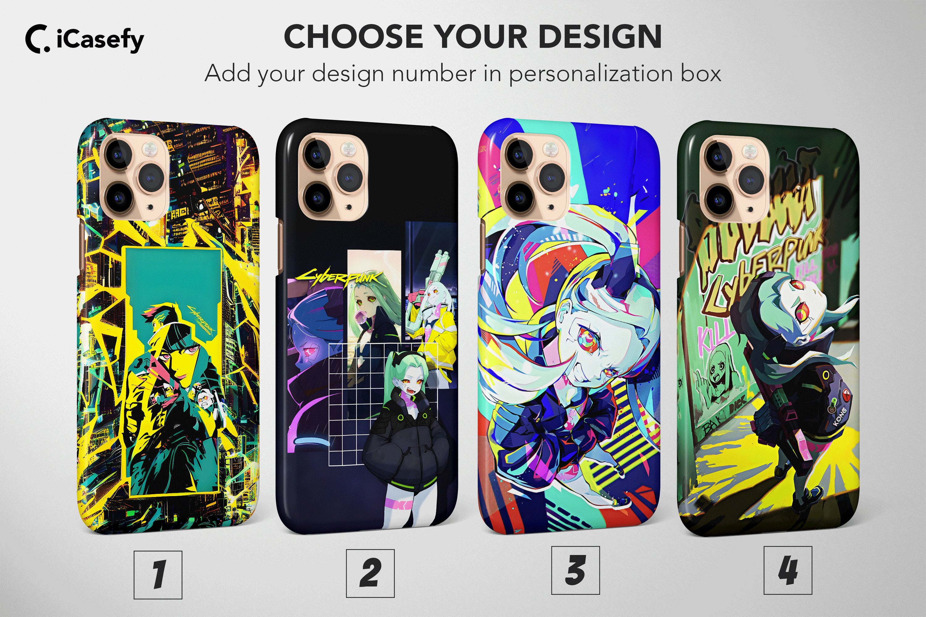 Cyberpunk Phone Case Anime Rebecca Japanese Manga Cover