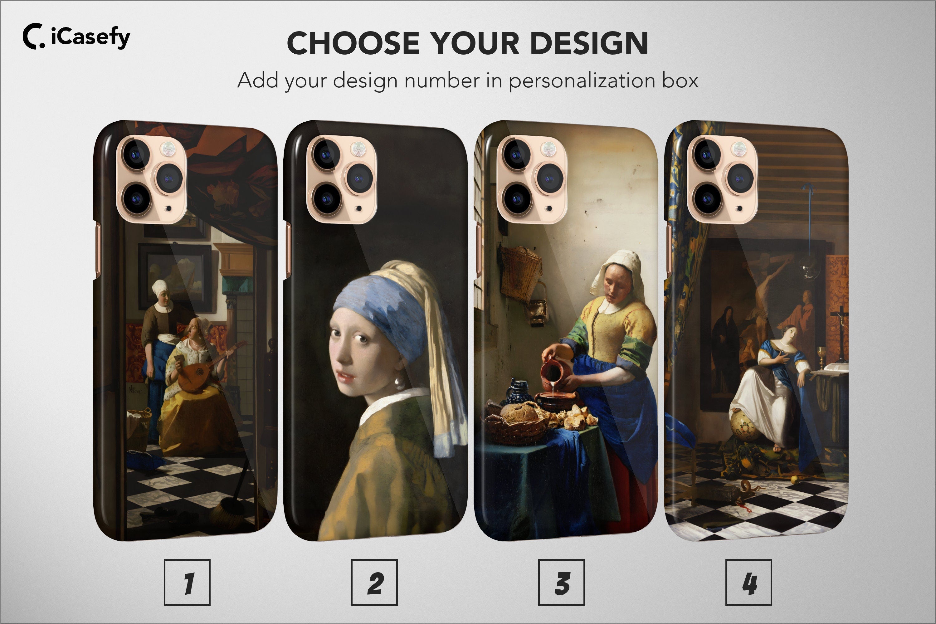 Johannes Vermeer Phone Case Baroque Art Cover for iPhone 15 Pro Max 14 Plus 13 12 Mini 11 XR XS X 7+ 8 SE Samsung S23 S22 Google Pixel 8 7 6