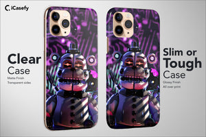 Five Nights at Freddy&#39;s Phone Case Fnaf Cover for iPhone 15 Pro Max 14 Plus 13 12 Mini 11 XR XS X 7+ 8 SE Samsung S23 S22 Google Pixel 8 7 6