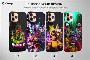 Five Nights at Freddy&#39;s Phone Case Fnaf Cover for iPhone 15 Pro Max 14 Plus 13 12 Mini 11 XR XS X 7+ 8 SE Samsung S23 S22 Google Pixel 8 7 6