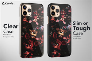 Five Nights at Freddy&#39;s Phone Case Fnaf Cover for iPhone 15 Pro Max 14 Plus 13 12 Mini 11 XR XS X 7+ 8 SE Samsung S23 S22 Google Pixel 8 7 6