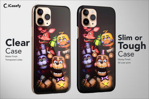 Five Nights at Freddy&#39;s Phone Case Fnaf Cover for iPhone 15 Pro Max 14 Plus 13 12 Mini 11 XR XS X 7+ 8 SE Samsung S23 S22 Google Pixel 8 7 6