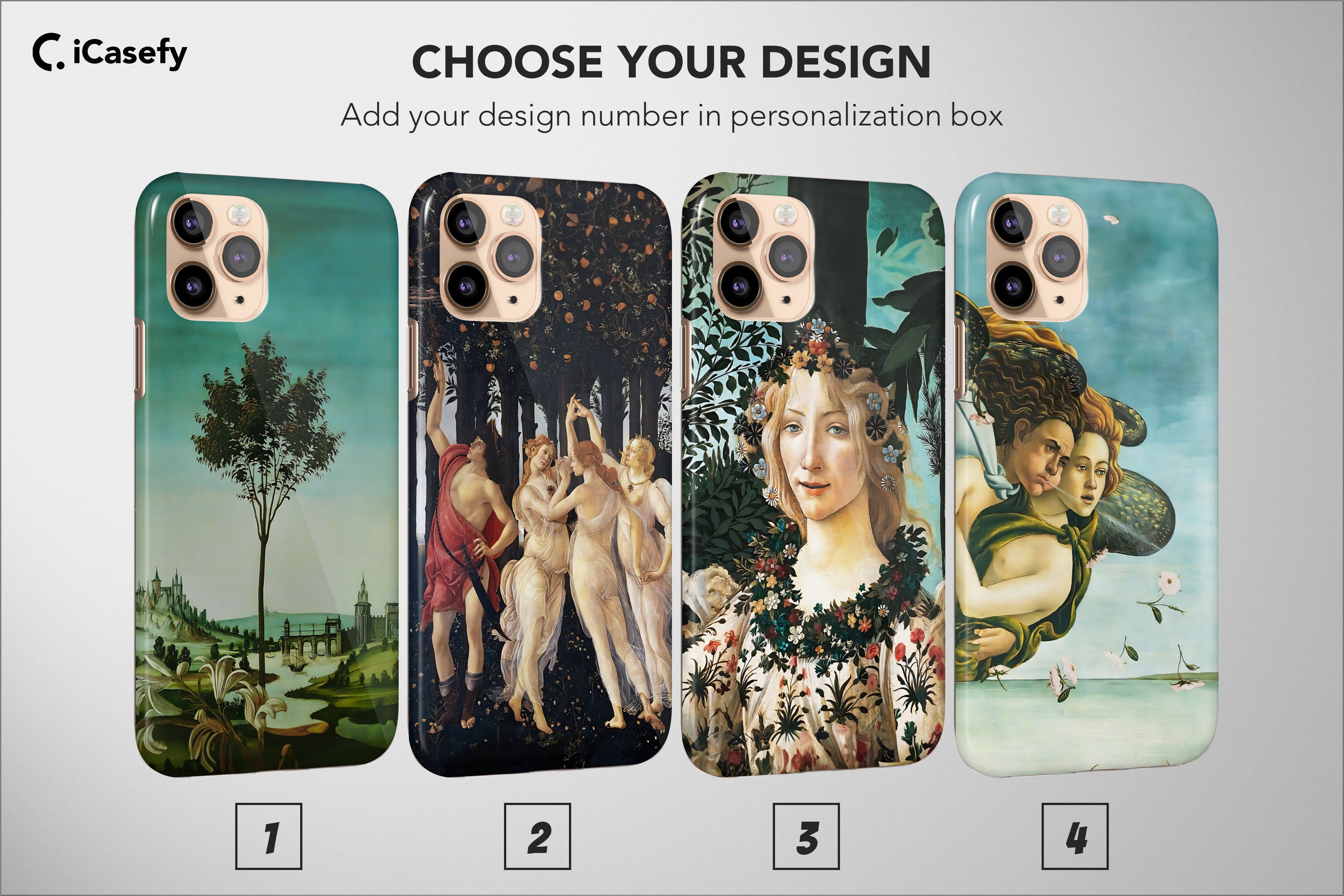 Sandro Botticelli Phone Case Aesthetic Renaissance Cover