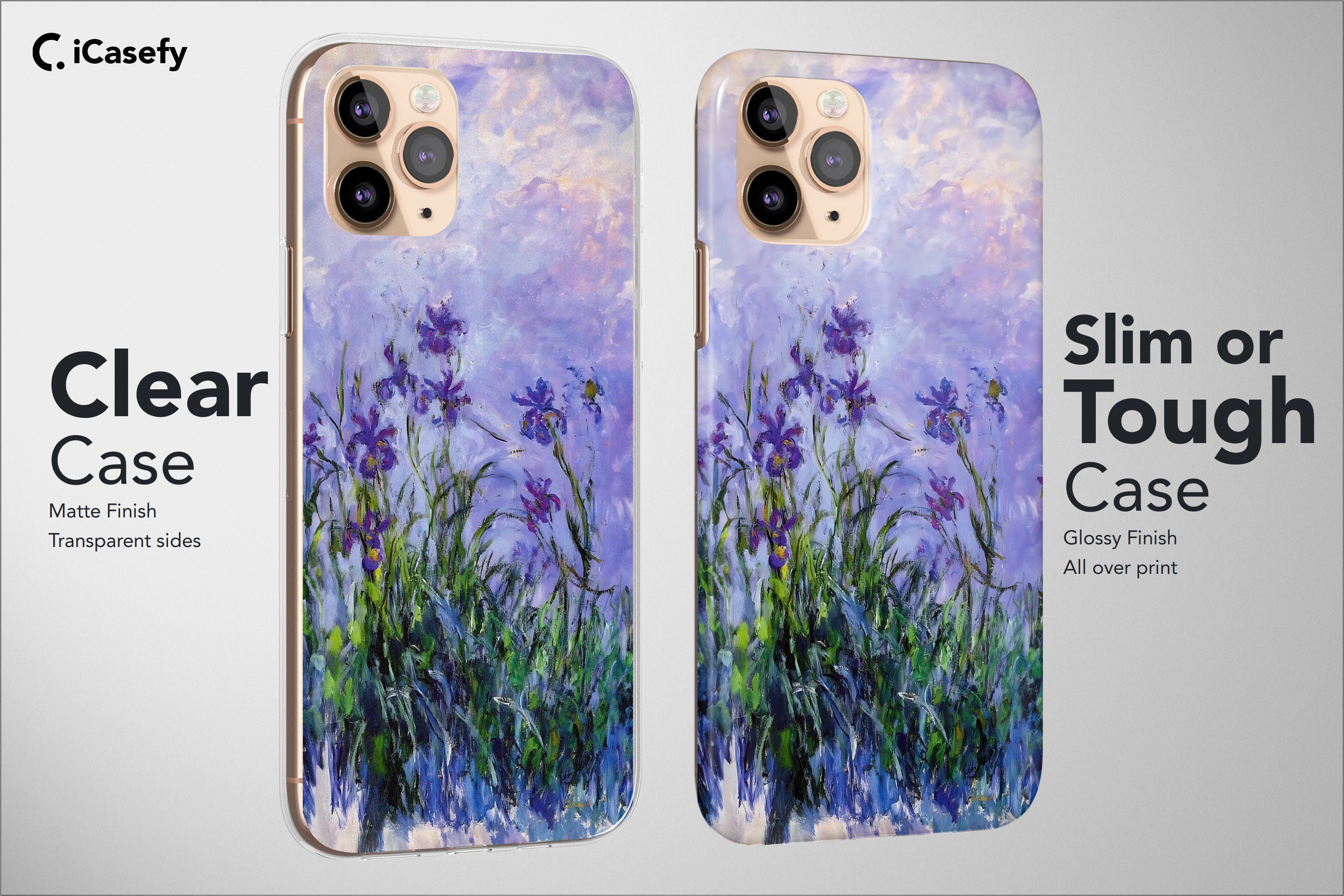 Claude Monet Phone Case Aesthetic Famous Painting Cover