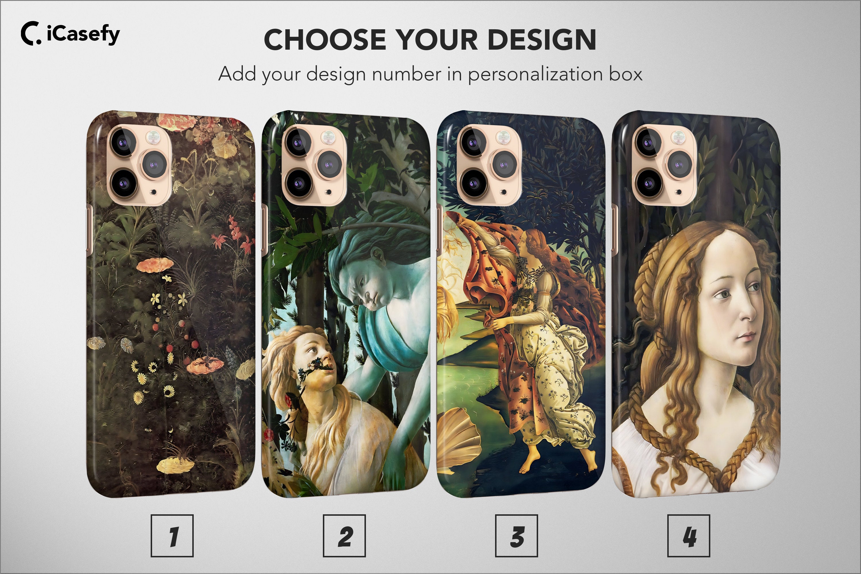 Sandro Botticelli Phone Case Aesthetic Renaissance Cover