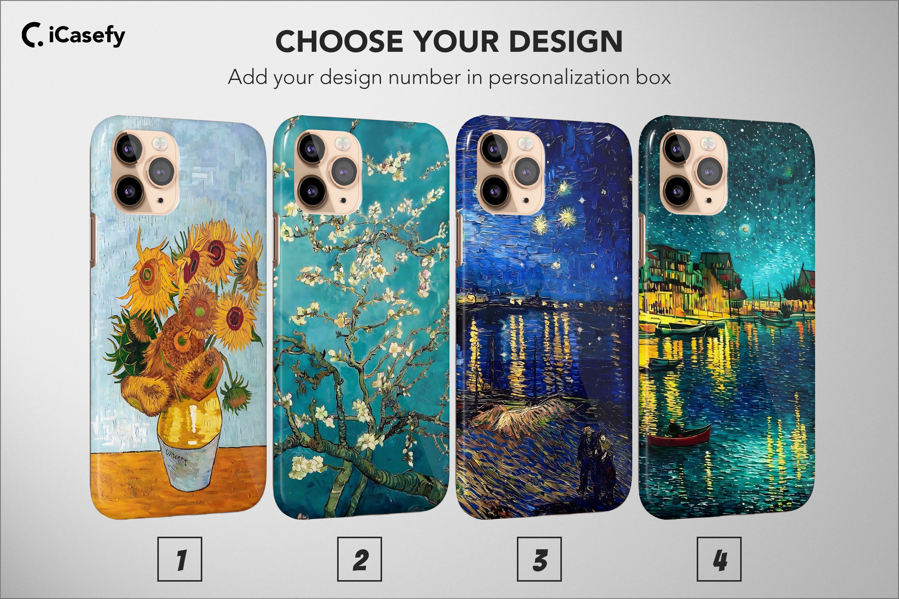 Vincent van Gogh Phone Case Aesthetic Famous Art Cover