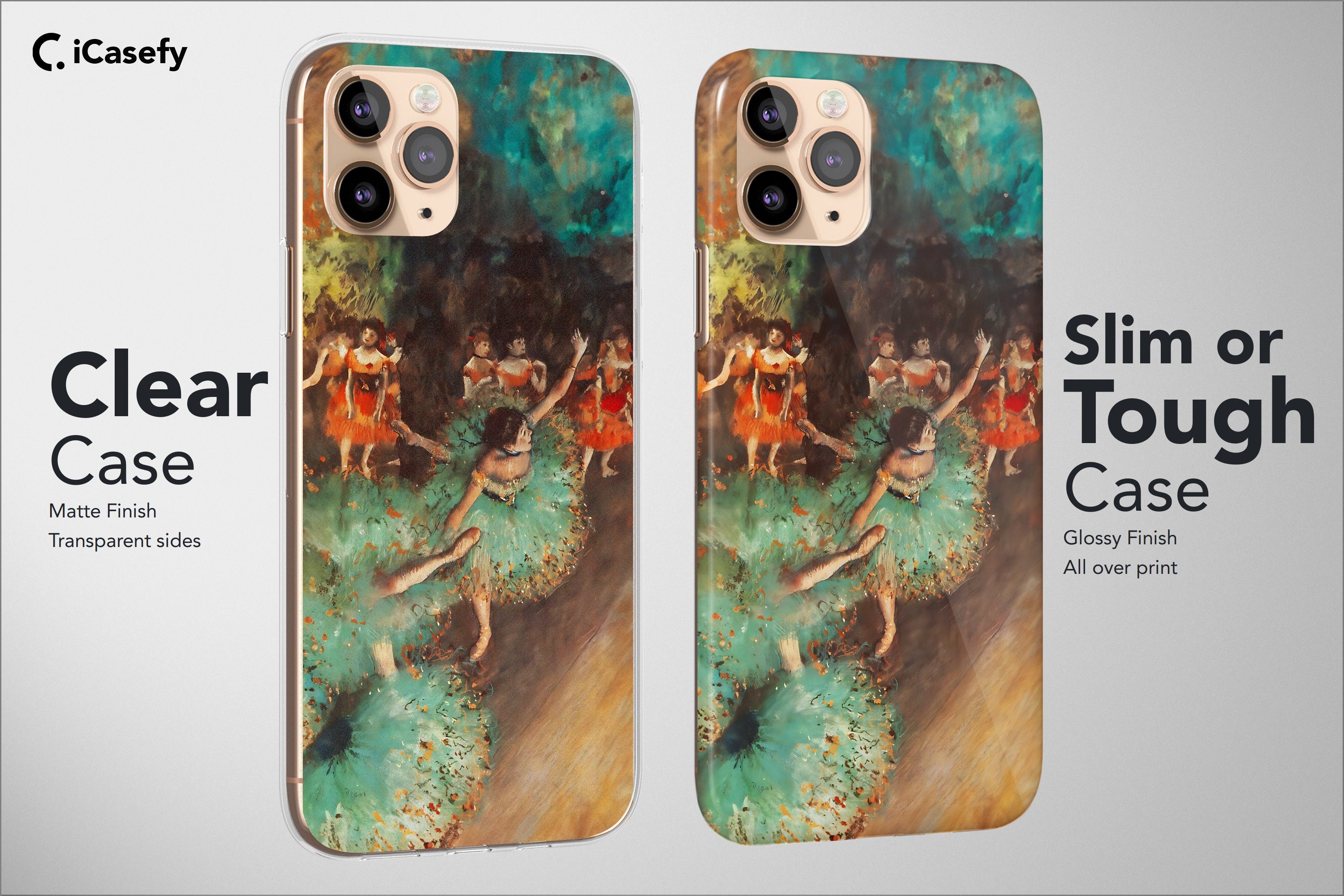 Edgar Degas Phone Case Aesthetic Famous Painting Cover